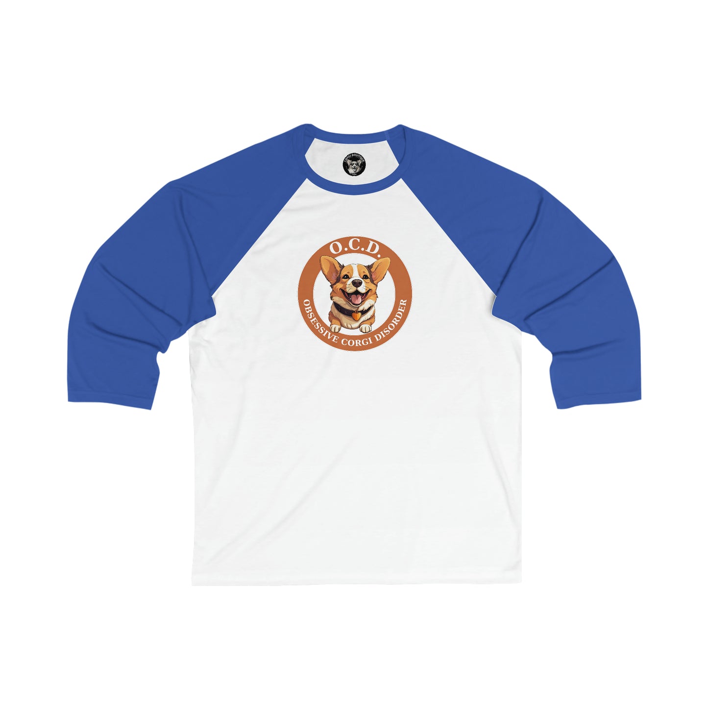 O.C.D. Obsessive Corgi Disorder - Baseball Shirt