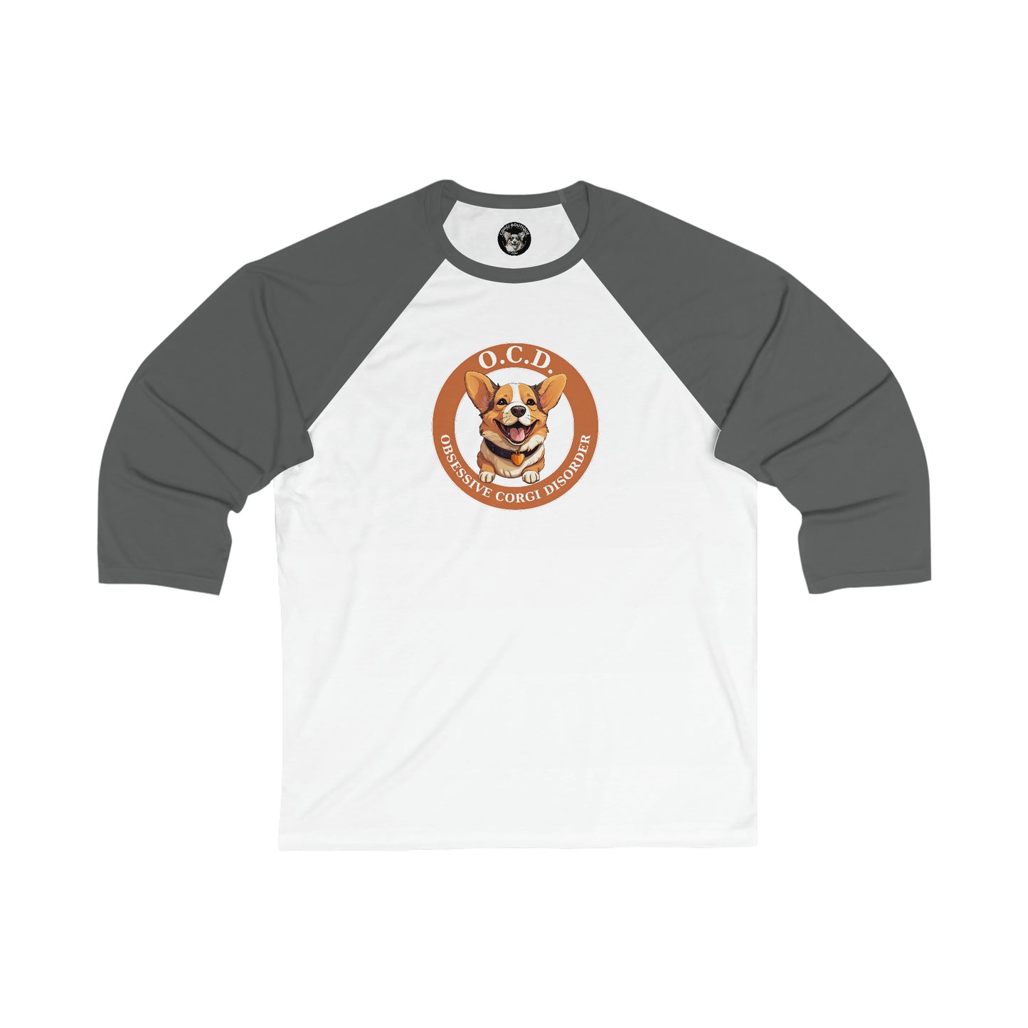 O.C.D. Obsessive Corgi Disorder - Baseball Shirt