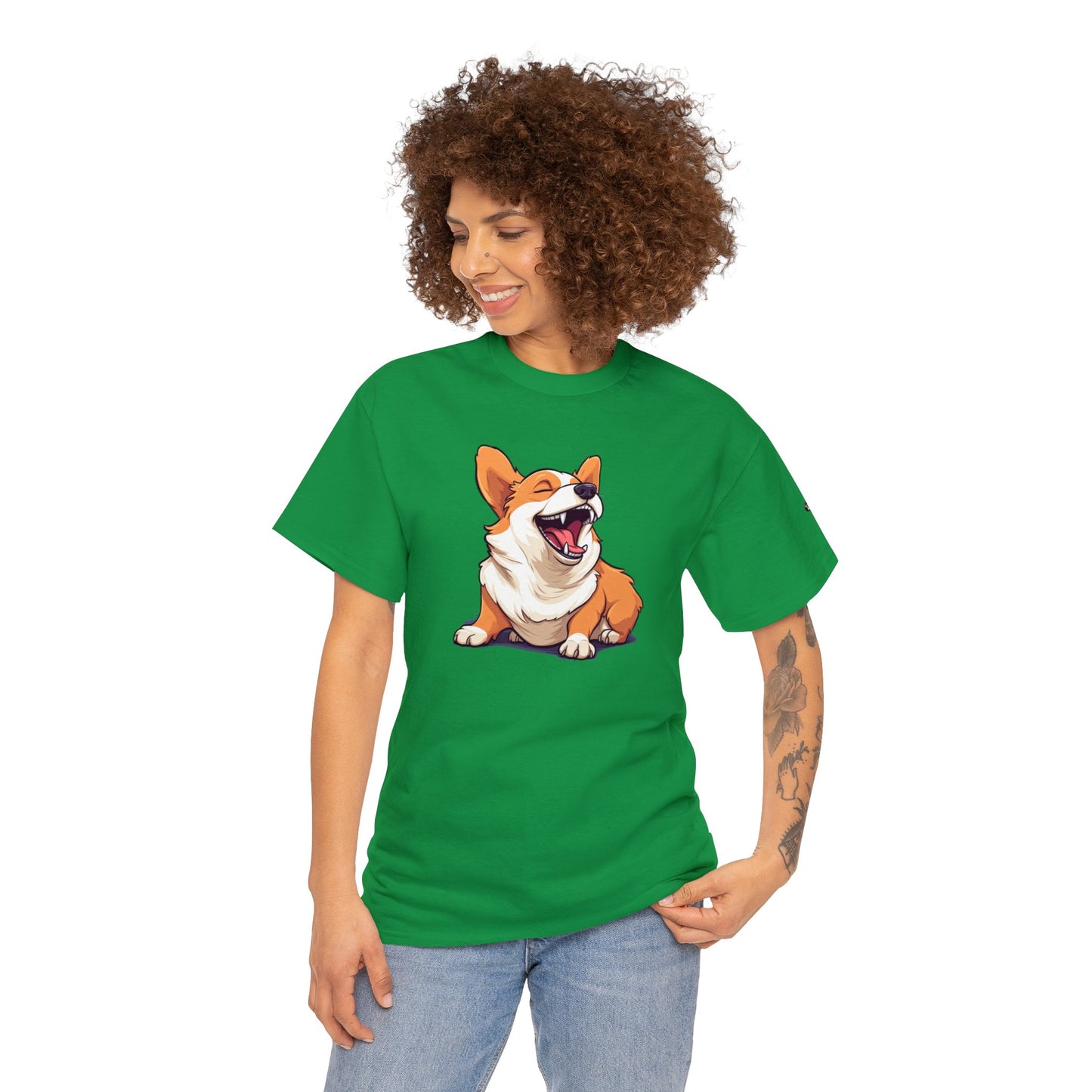 Comical Corgi - Unisex Heavy Cotton Tee