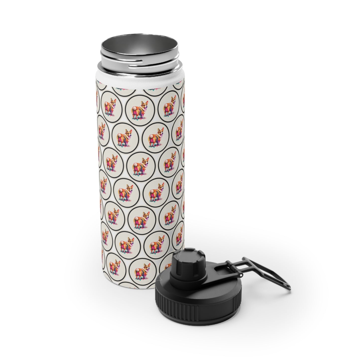The Observer Mosaic - Water Bottle with Sport Lid