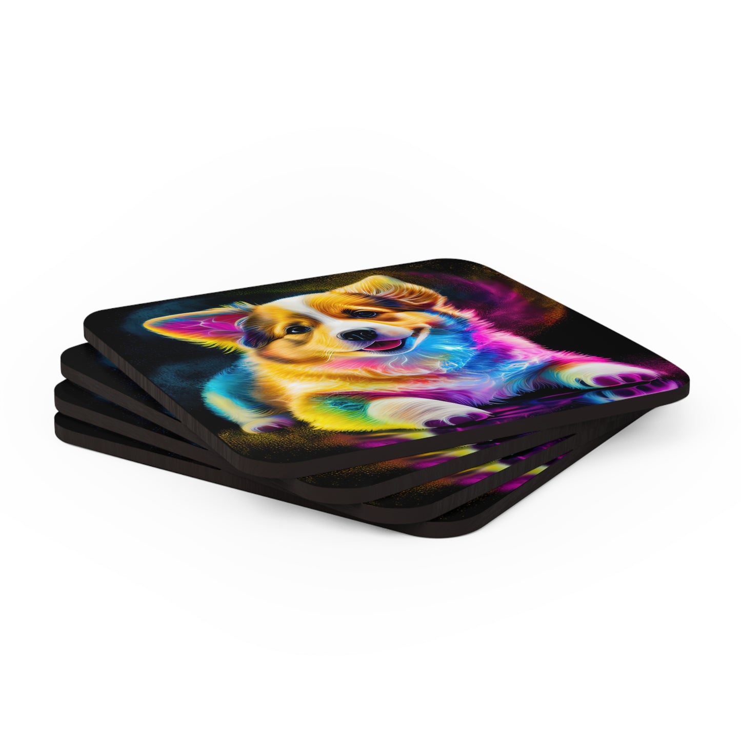 Colorful Corgi - Coasters