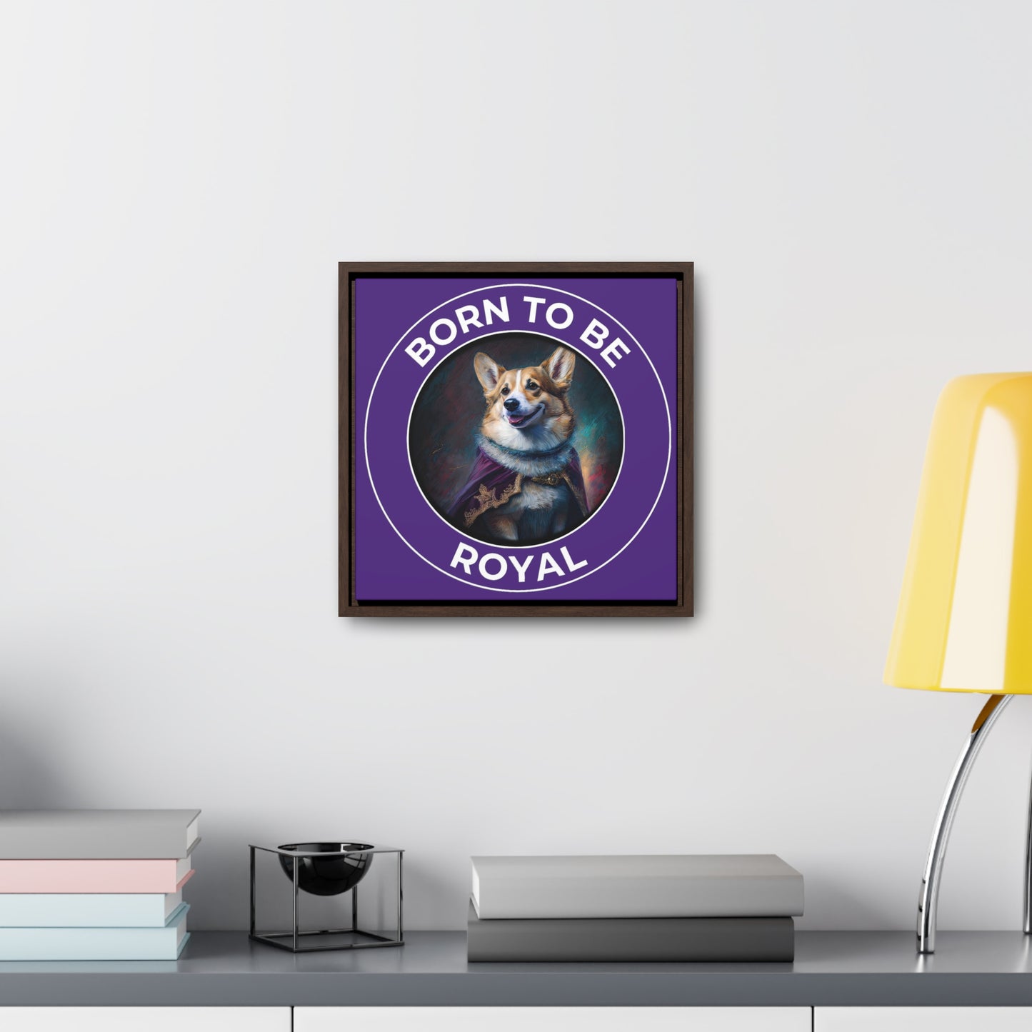 Born To Be Royal - Framed on Canvas