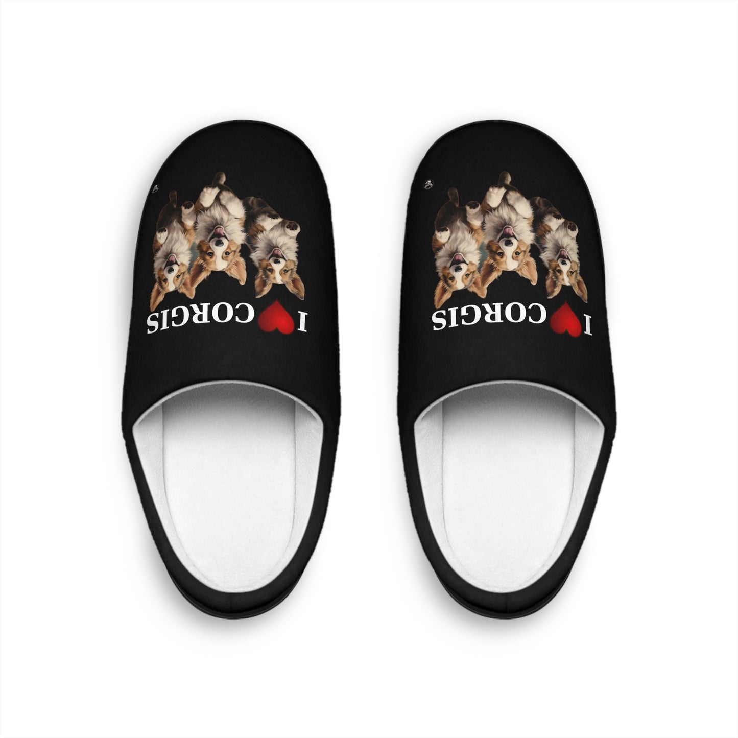 I Heart Corgis - Men's Slippers