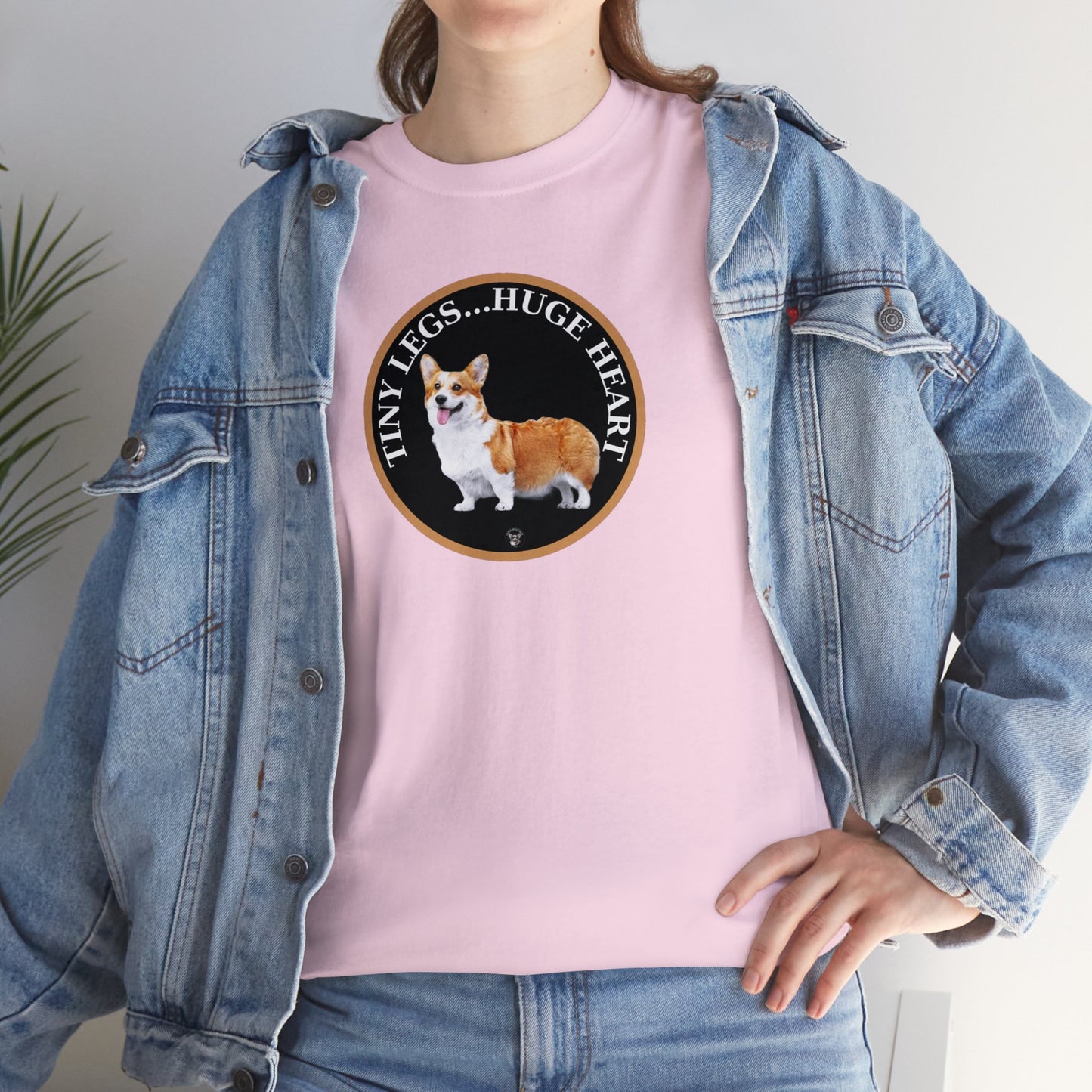 Tiny Legs...Huge Heart - Unisex Heavy Cotton Tee