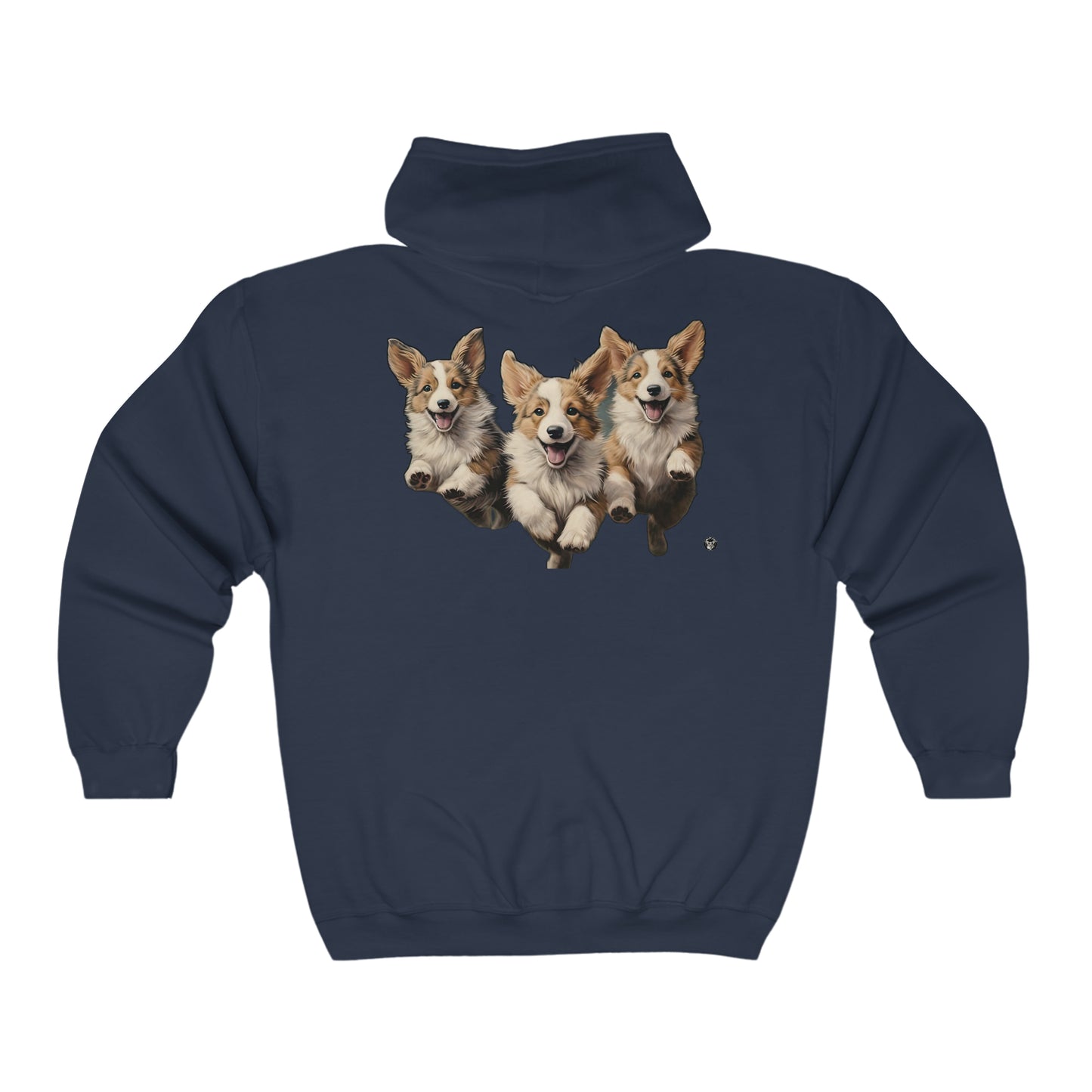 Corgi Enthusiasm - Zip Hoodie