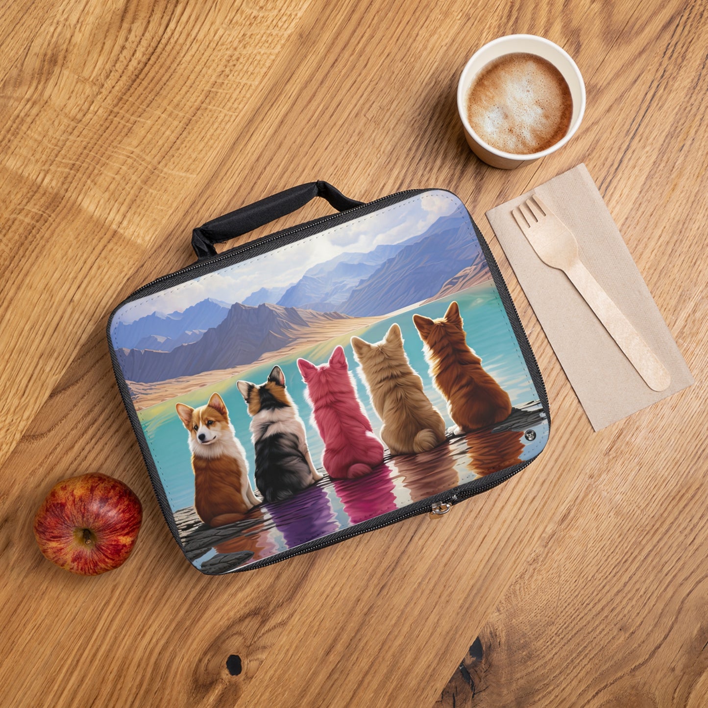 Corgi Lake - Lunch Bag