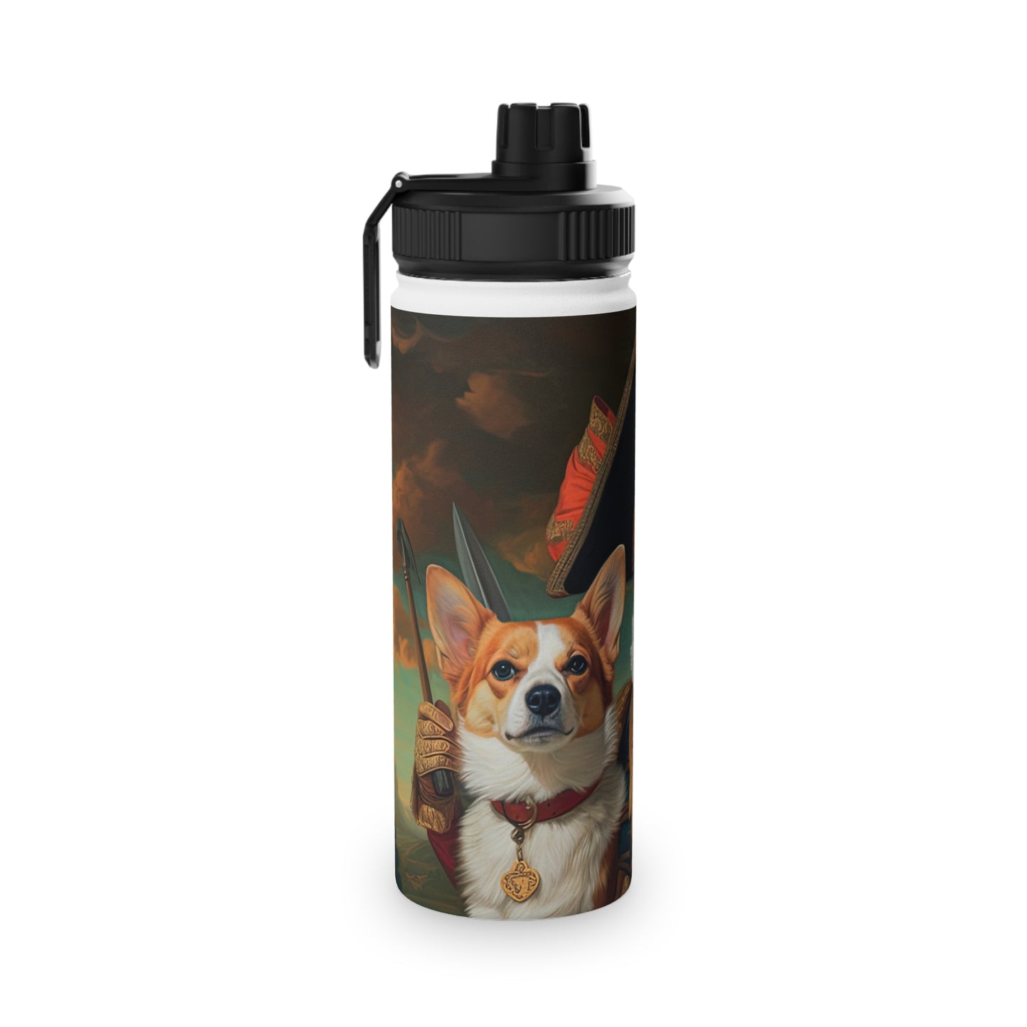 First Royal Corgi - Water Bottle with Sport Lid