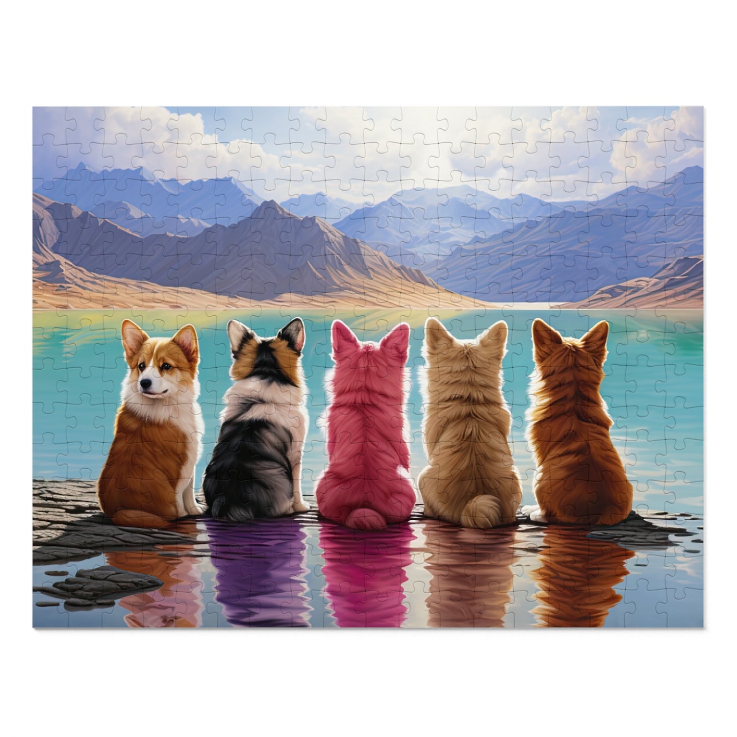 Corgi Lake - Jigsaw Puzzle