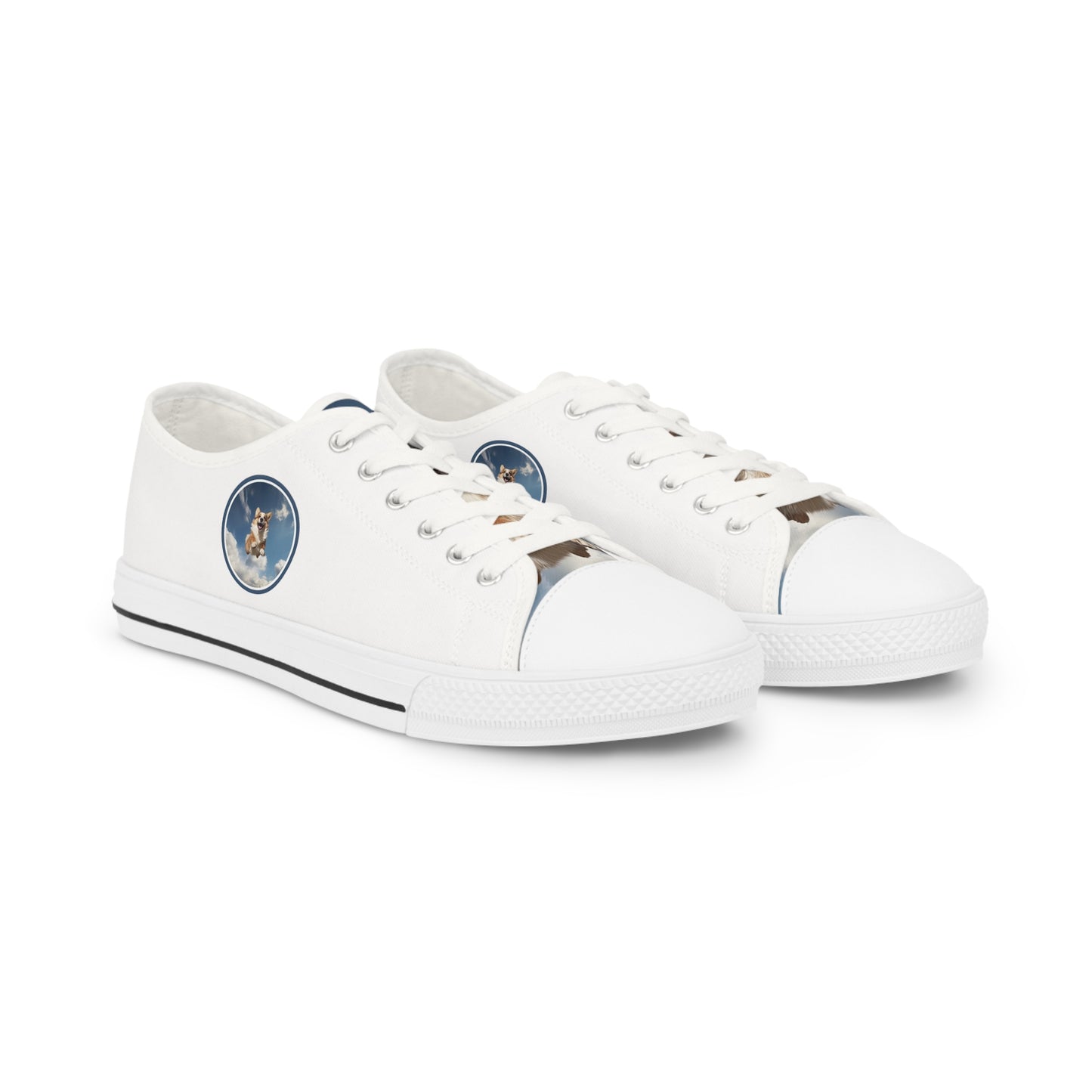Super Corgi - Men's Low Top Sneakers