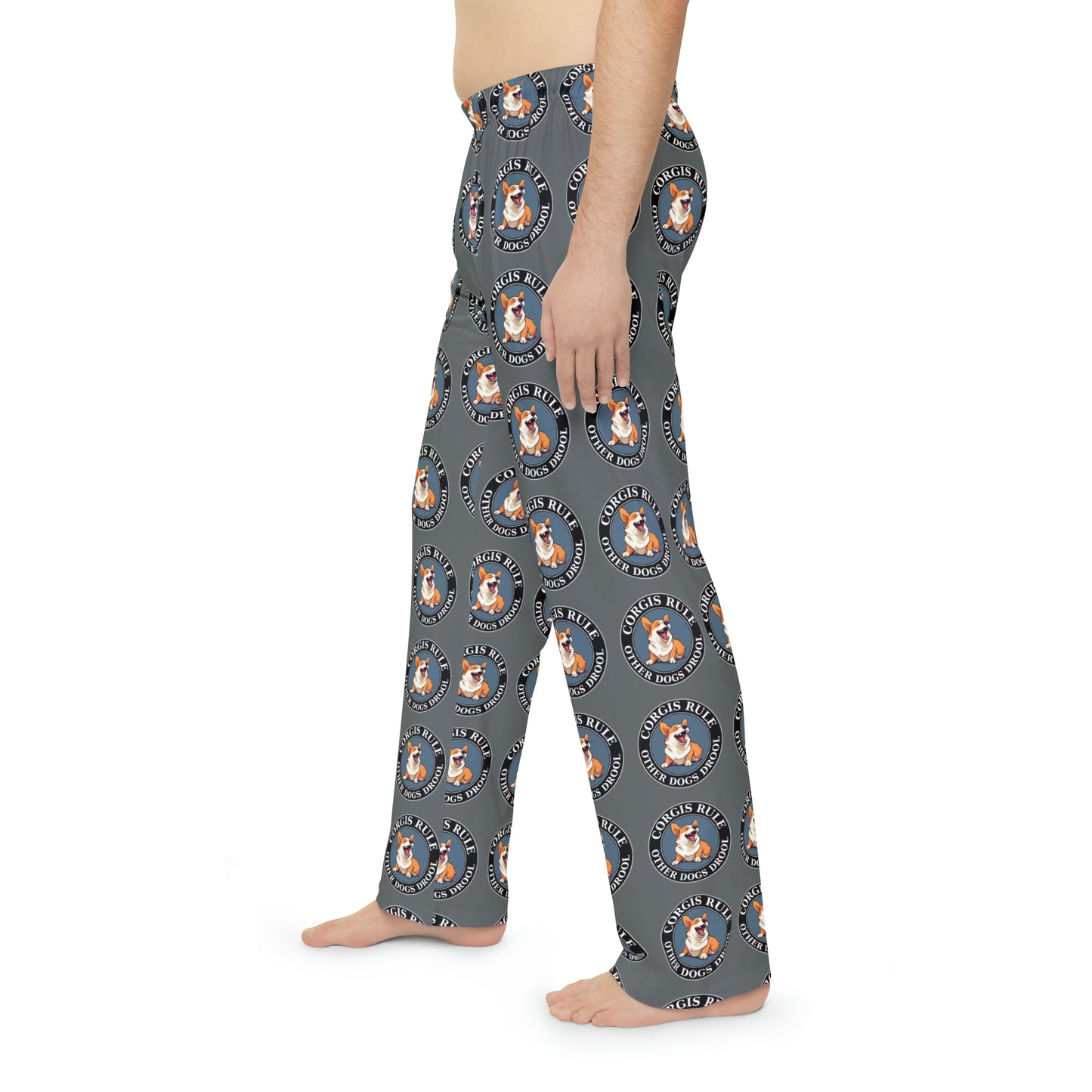 Corgis Rule...Other Dogs Drool - Men's Pajama Pants