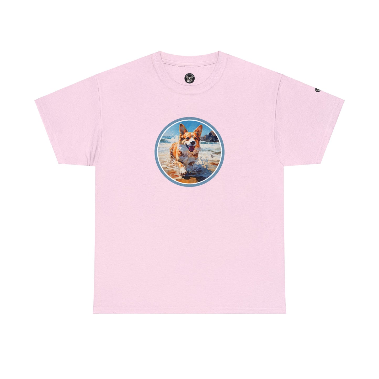 Coastal Corgi - Unisex Heavy Cotton Tee