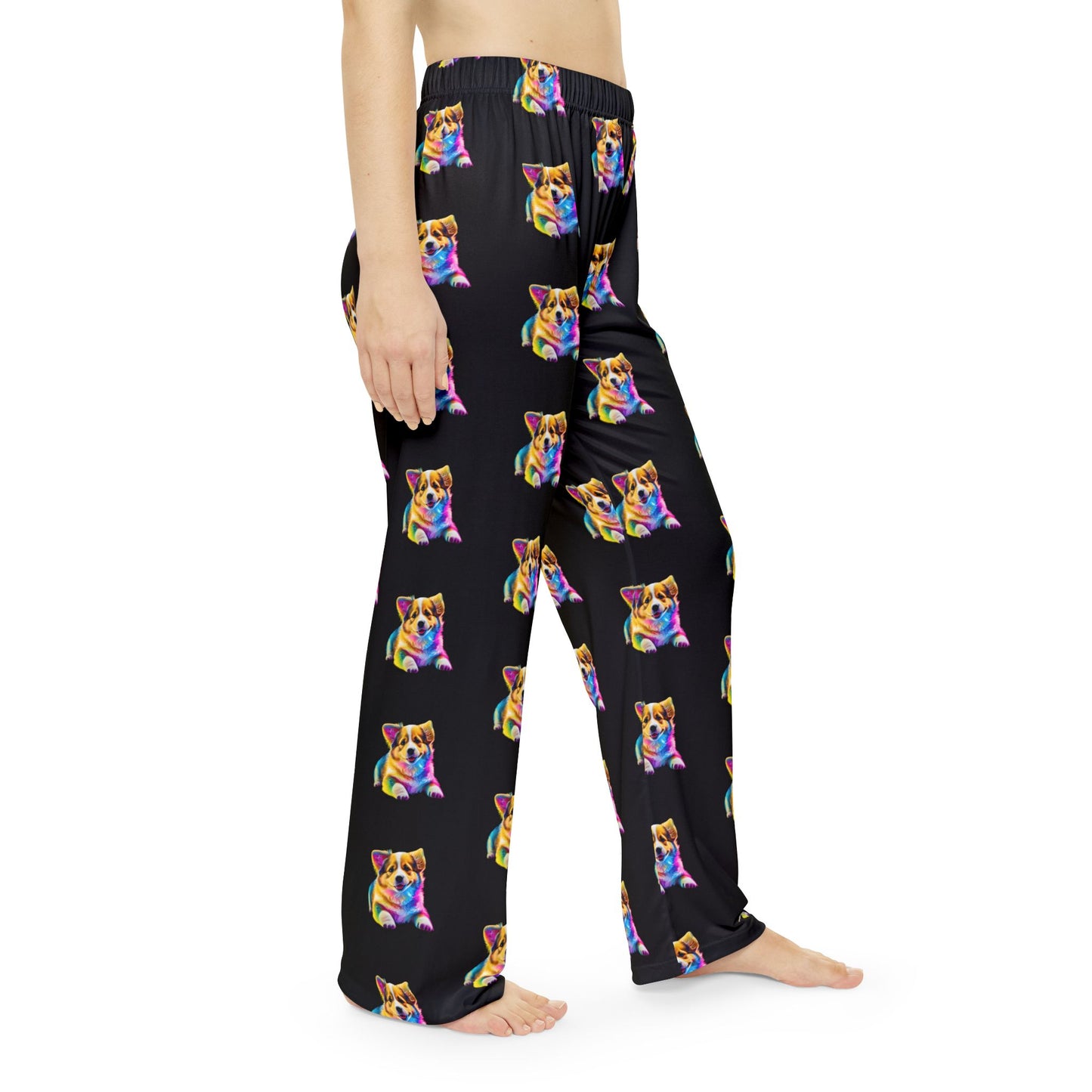 Colorful Corgi Women's Pajama Pants