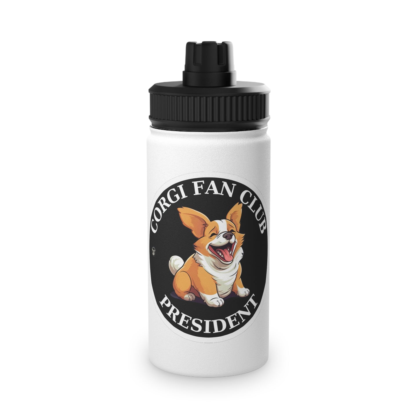 Fan Club President - Water Bottle with Sport Lid