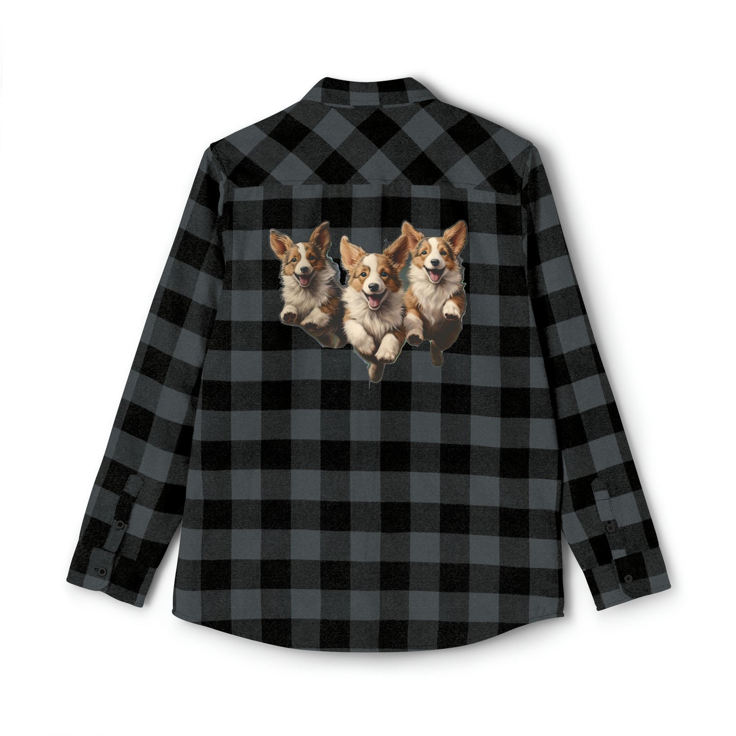 Corgi Enthusiasm - Flannel Shirt
