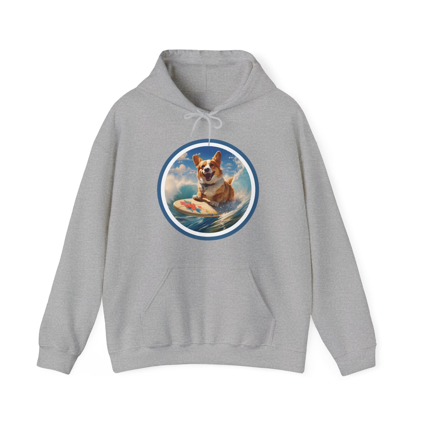 Cowabunga Corgi - Hoodie