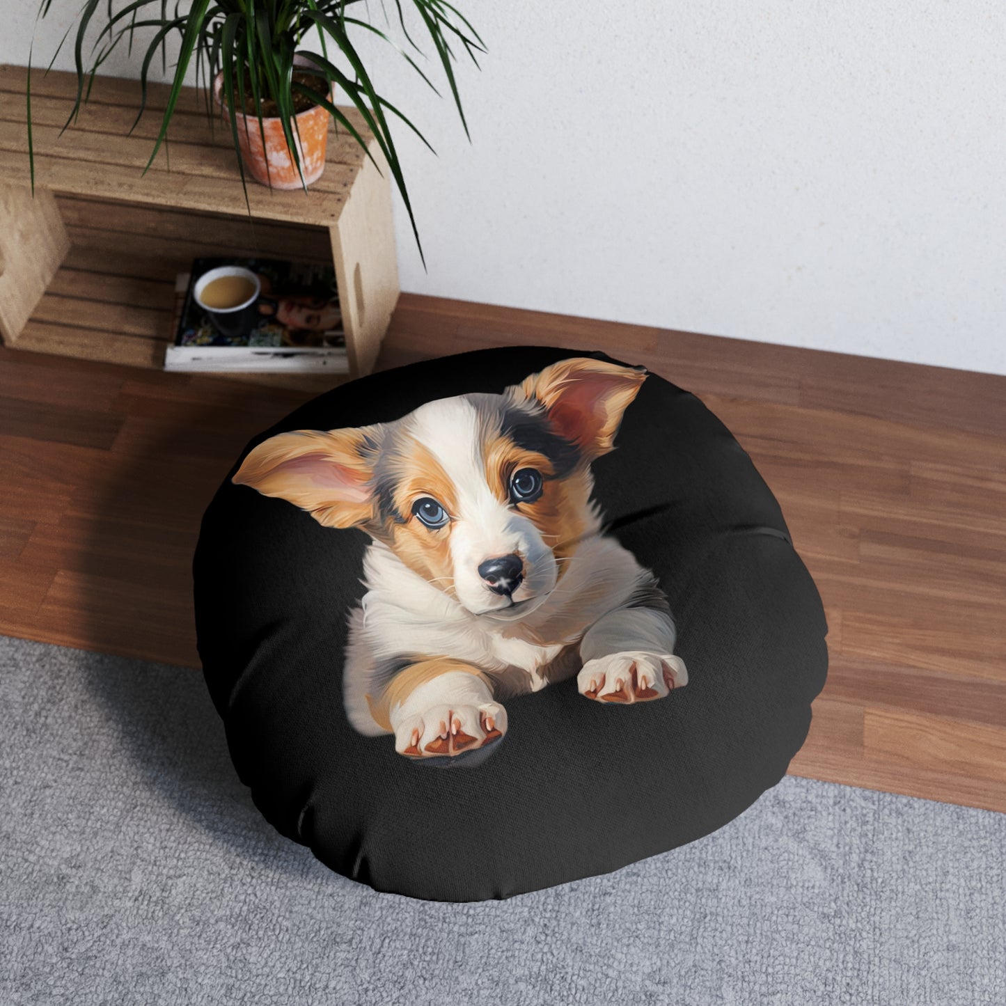 Puppy Portrait - Floor Pillow