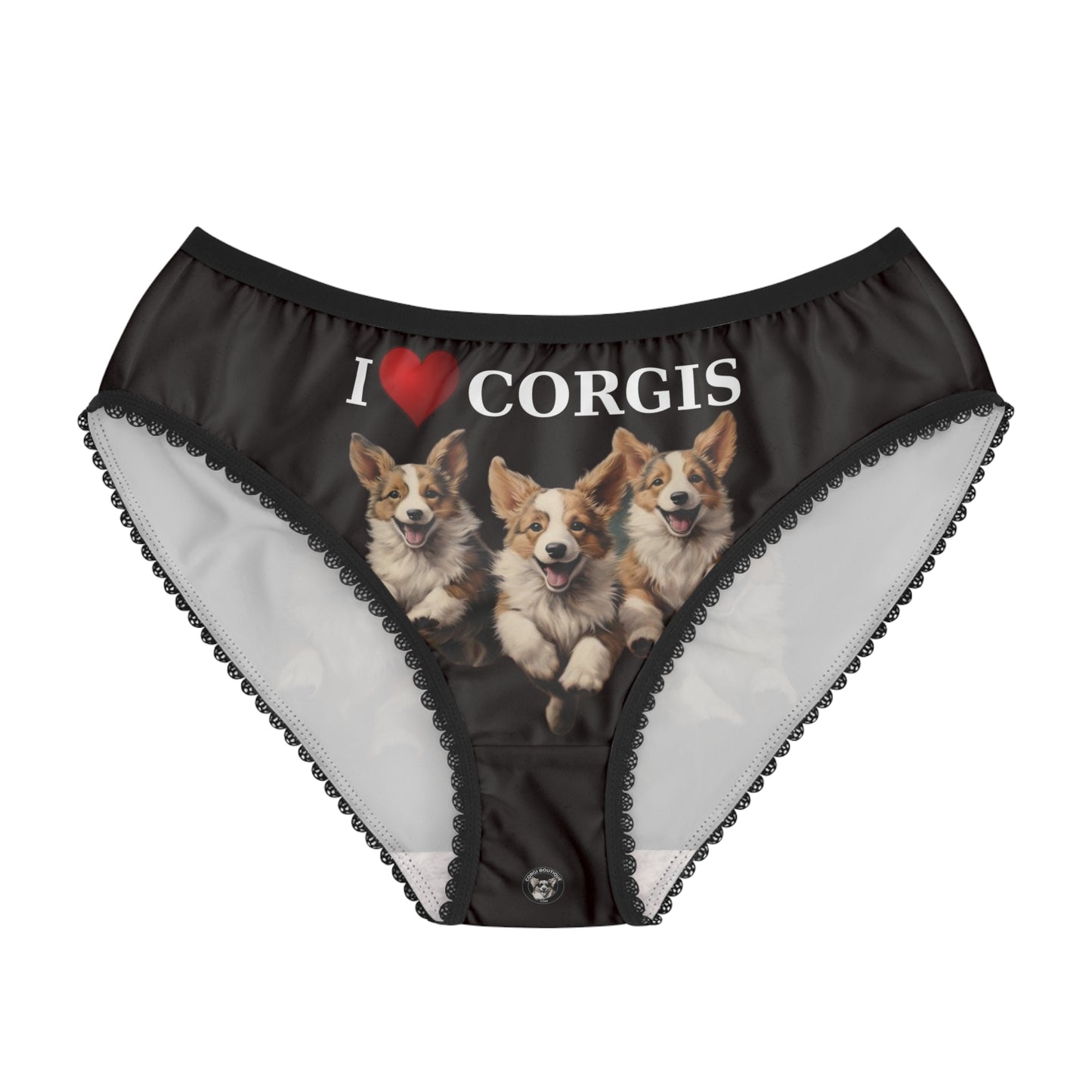 I Heart Corgis Panties!