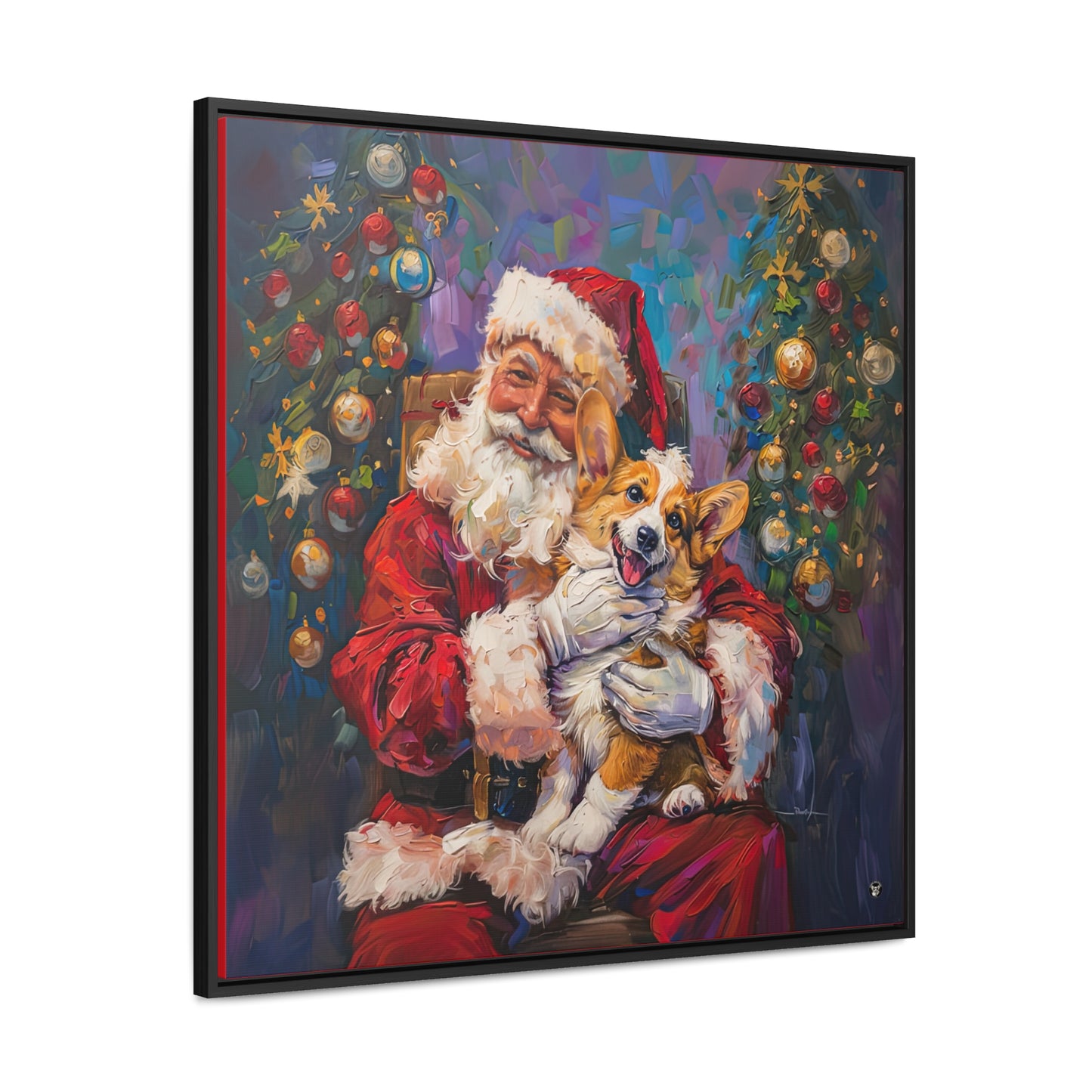 Nice List - Framed on Canvas