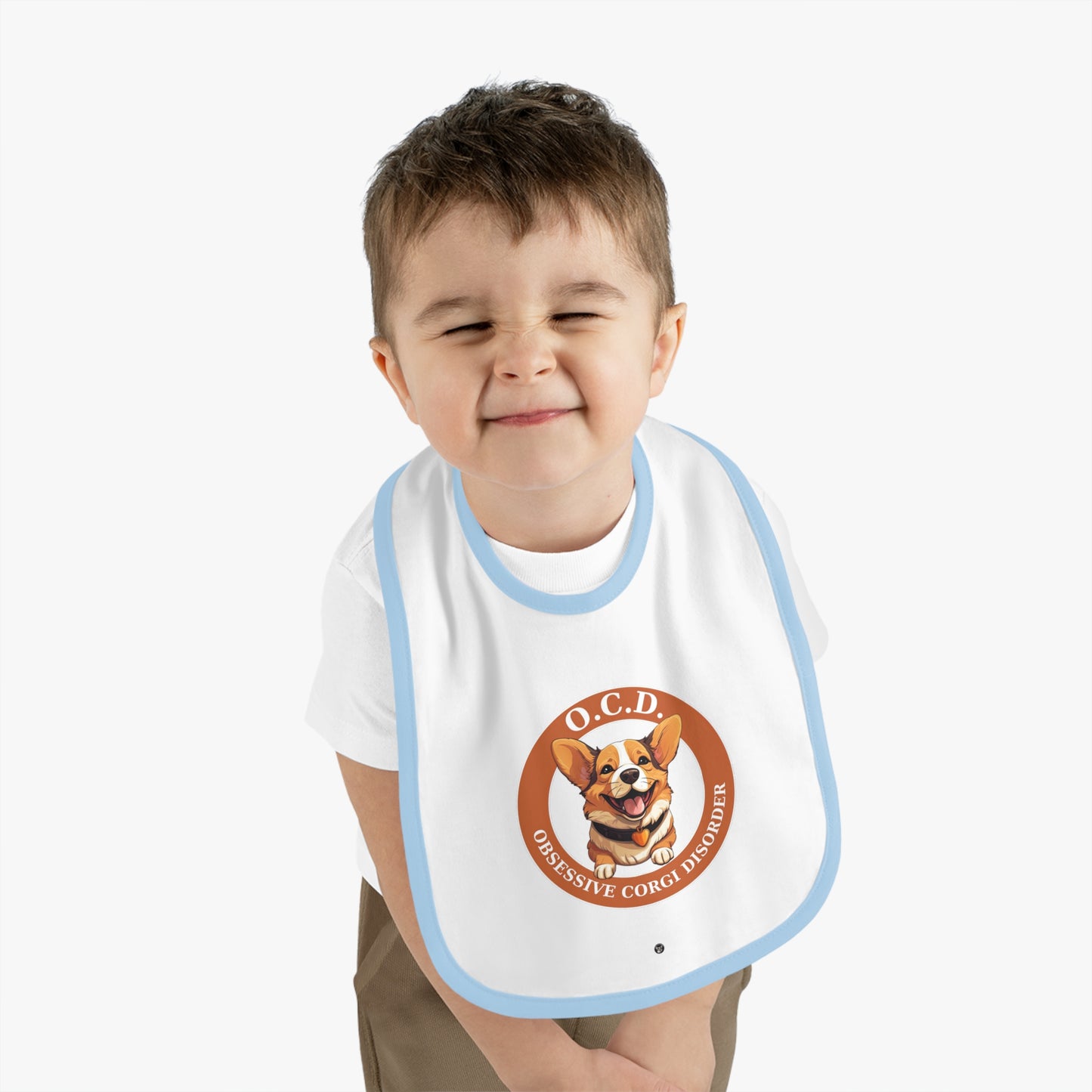 O.C.D. Obsessive Corgi Disorder - Baby Bib
