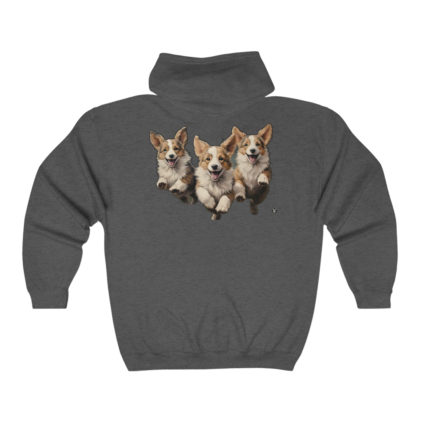 Corgi Enthusiasm - Zip Hoodie