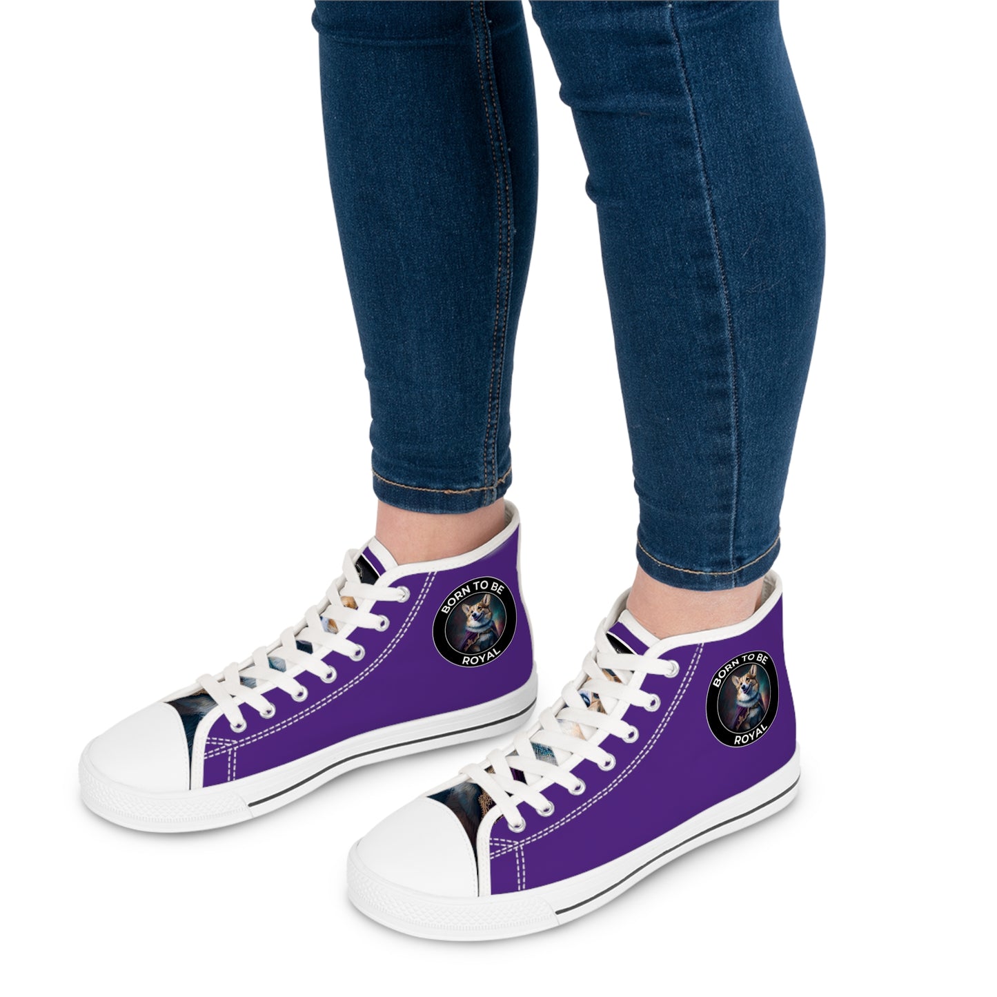 Born To Be Royal - Women's High Top Sneakers