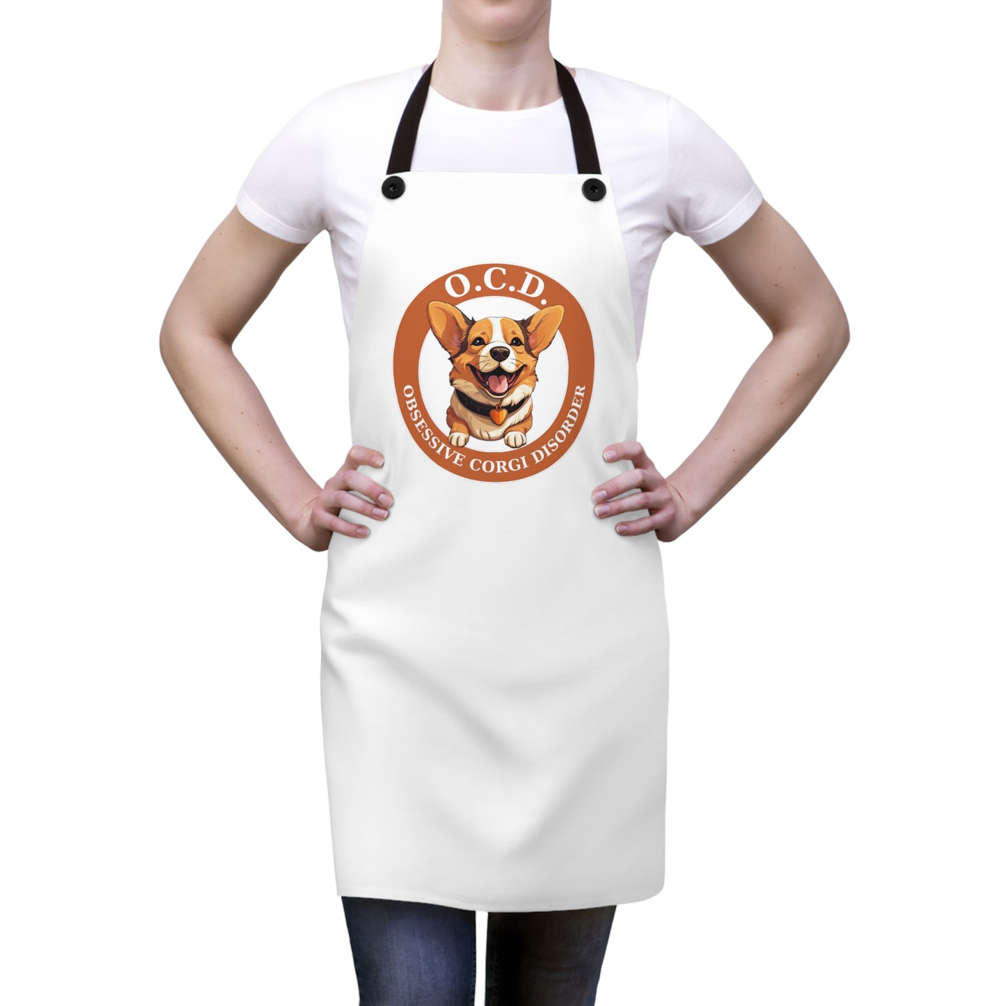 O.C.D. Obsessive Corgi Disorder - Apron