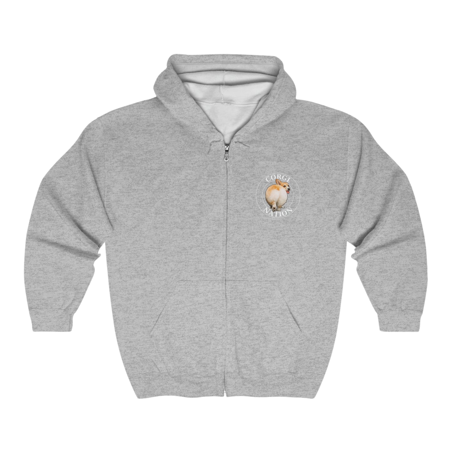 Corgi Nation - Zip Hoodie
