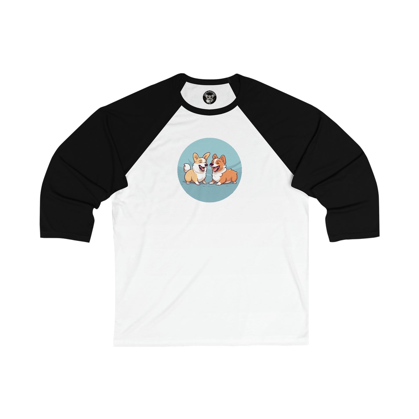 Corgi Couple - Baseball Shirt
