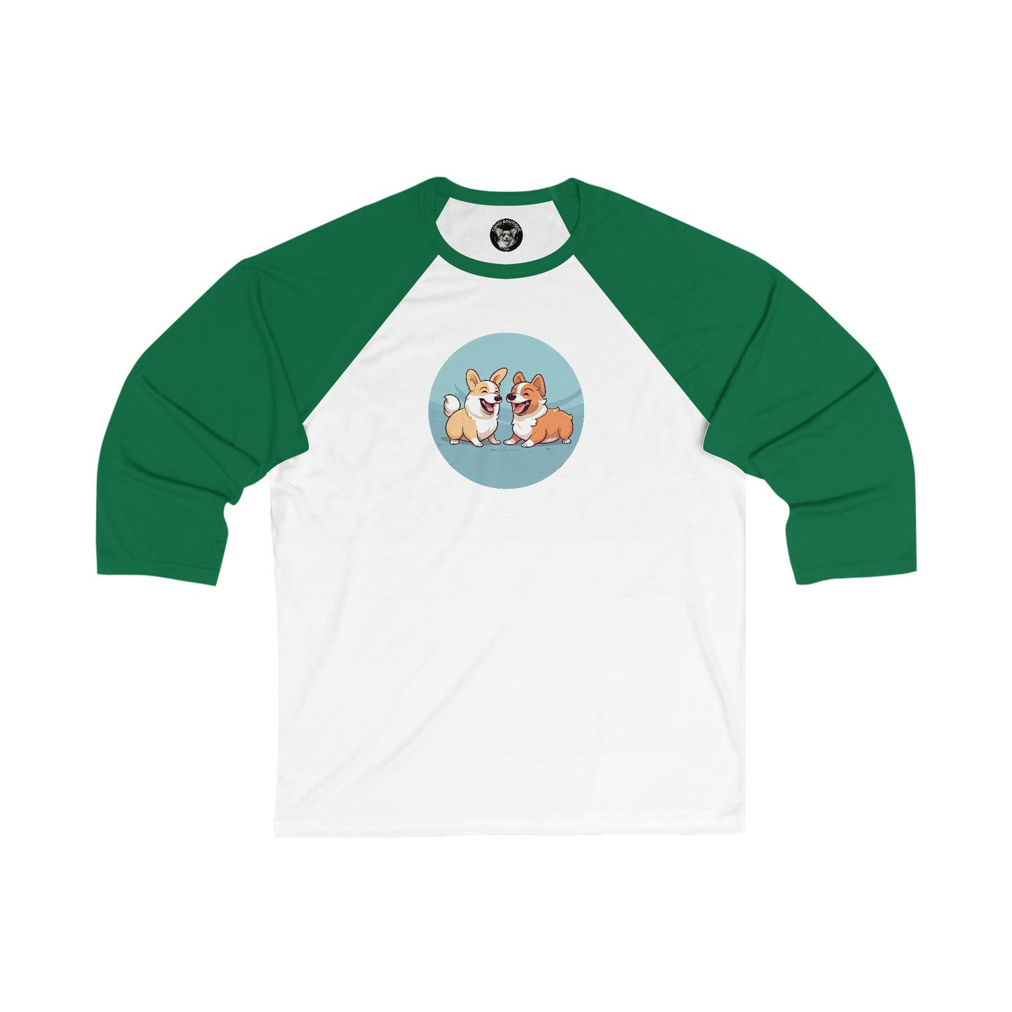 Corgi Couple - Baseball Shirt