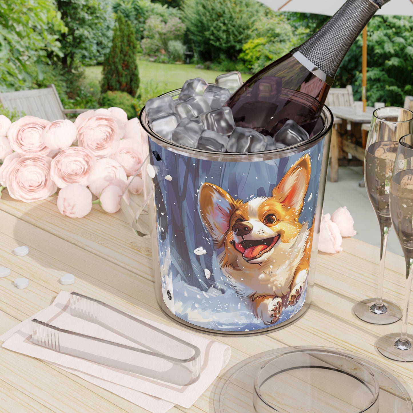 Winter Fun - Ice Bucket with Tongs