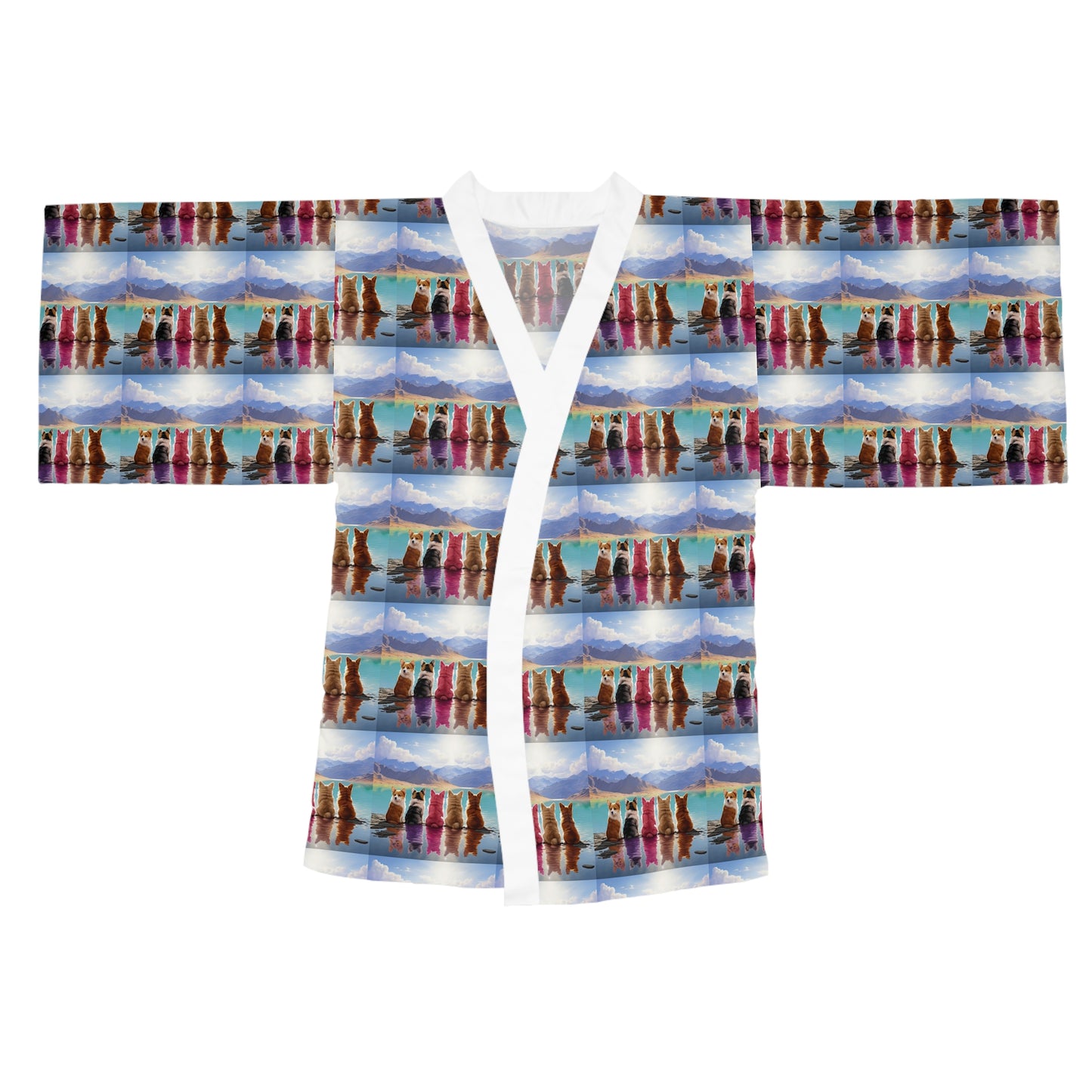 Corgi Lake - Kimono Robe