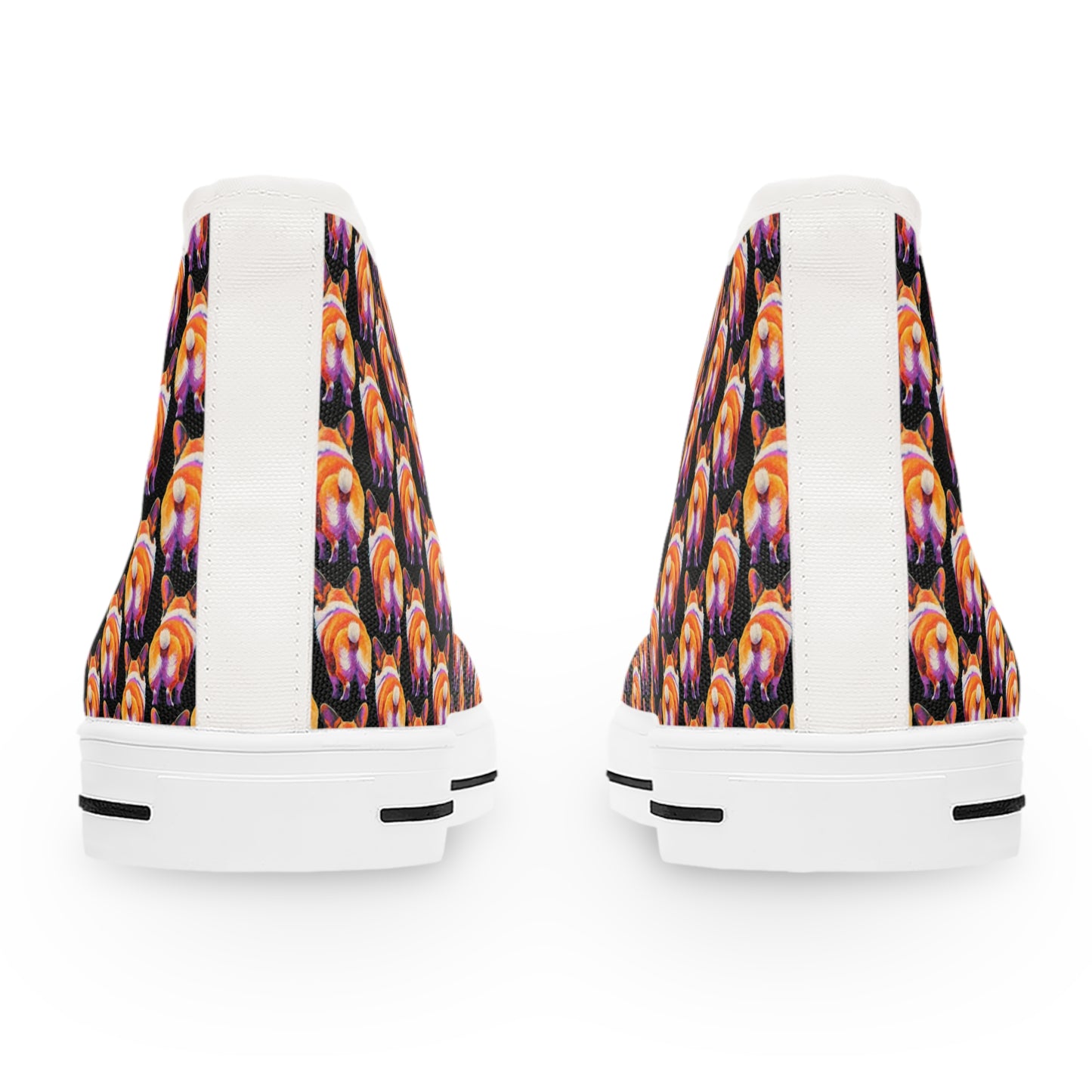 Corgi Butt Mosaic - Women's High Top Sneakers