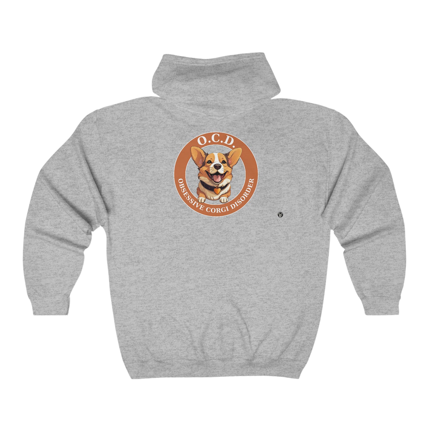 O.C.D. Obsessive Corgi Disorder - Zip Hoodie