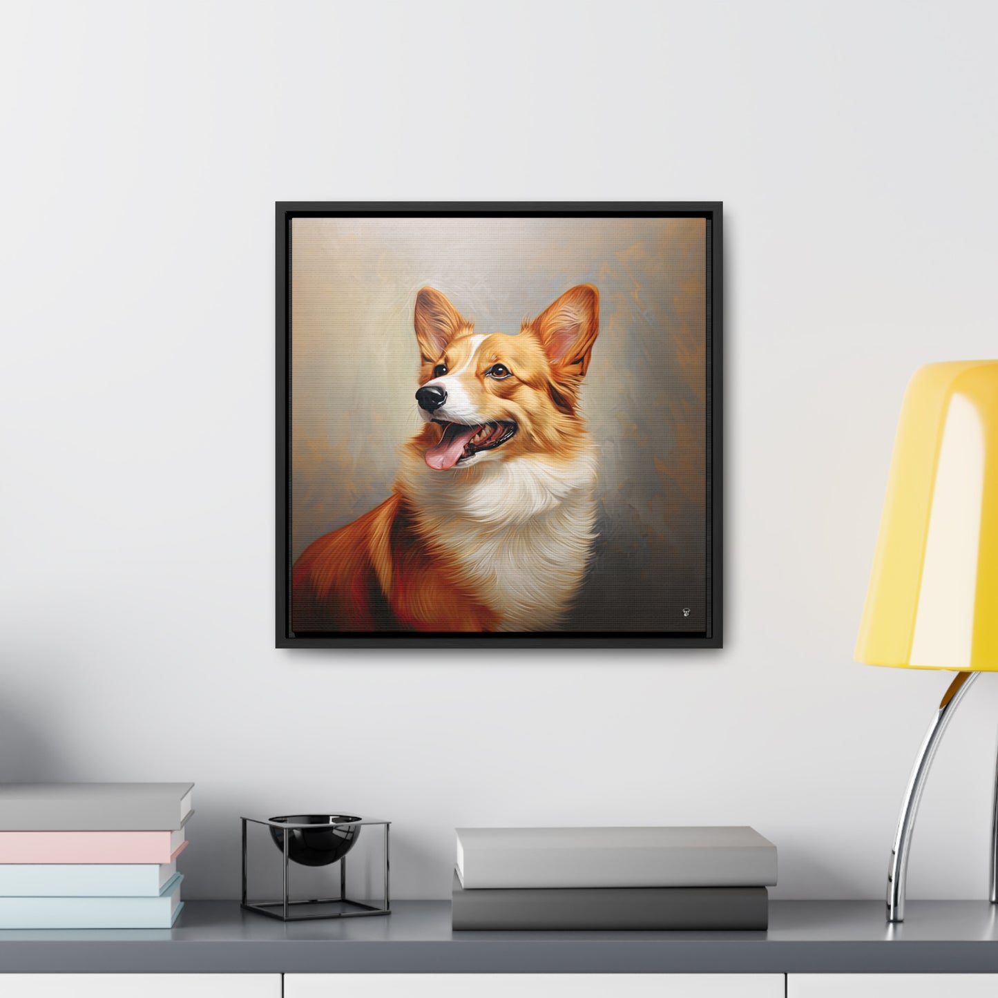 Pembroke Portrait - Framed on Canvas