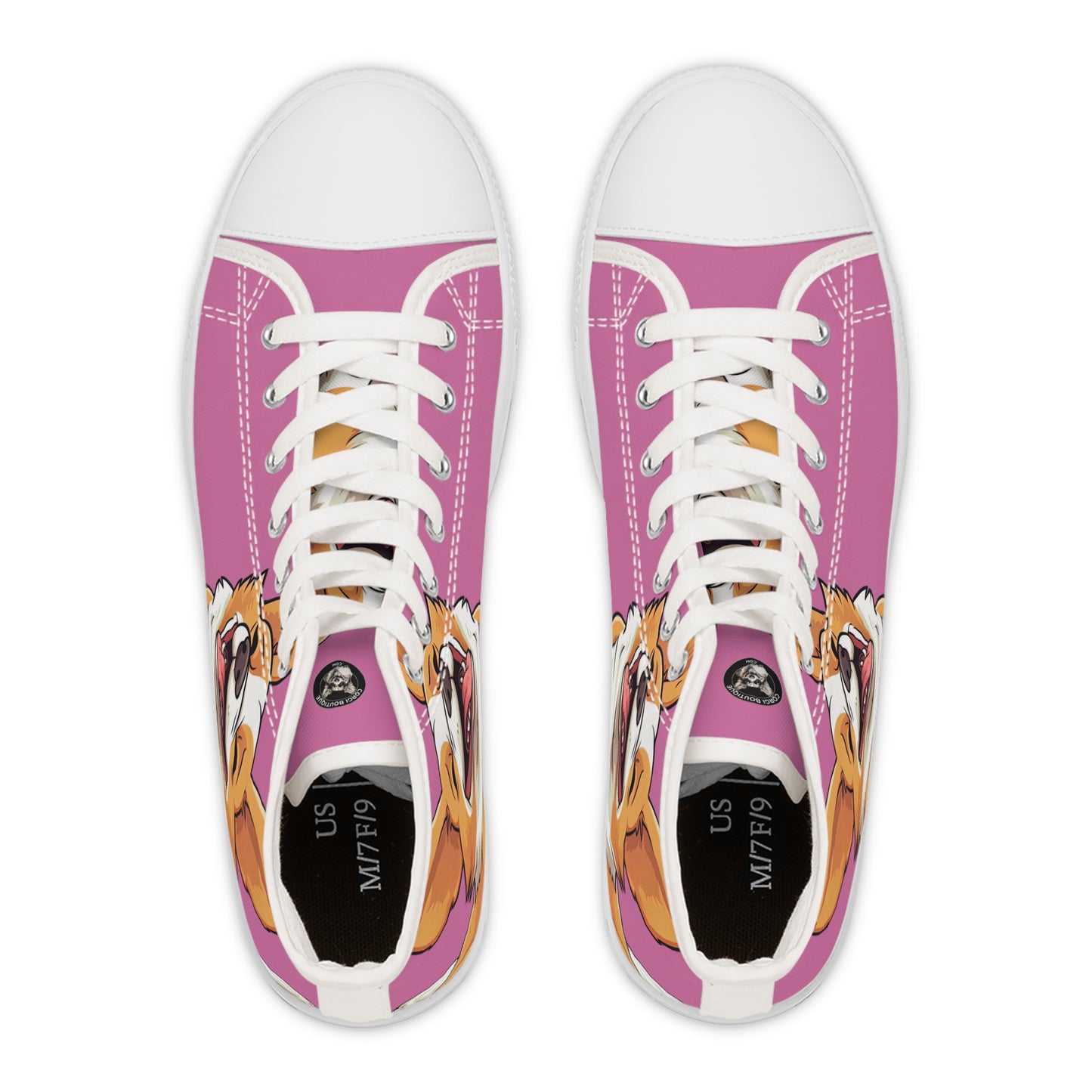 Jolly Jiggler Big Pink - Women's High Top Sneakers