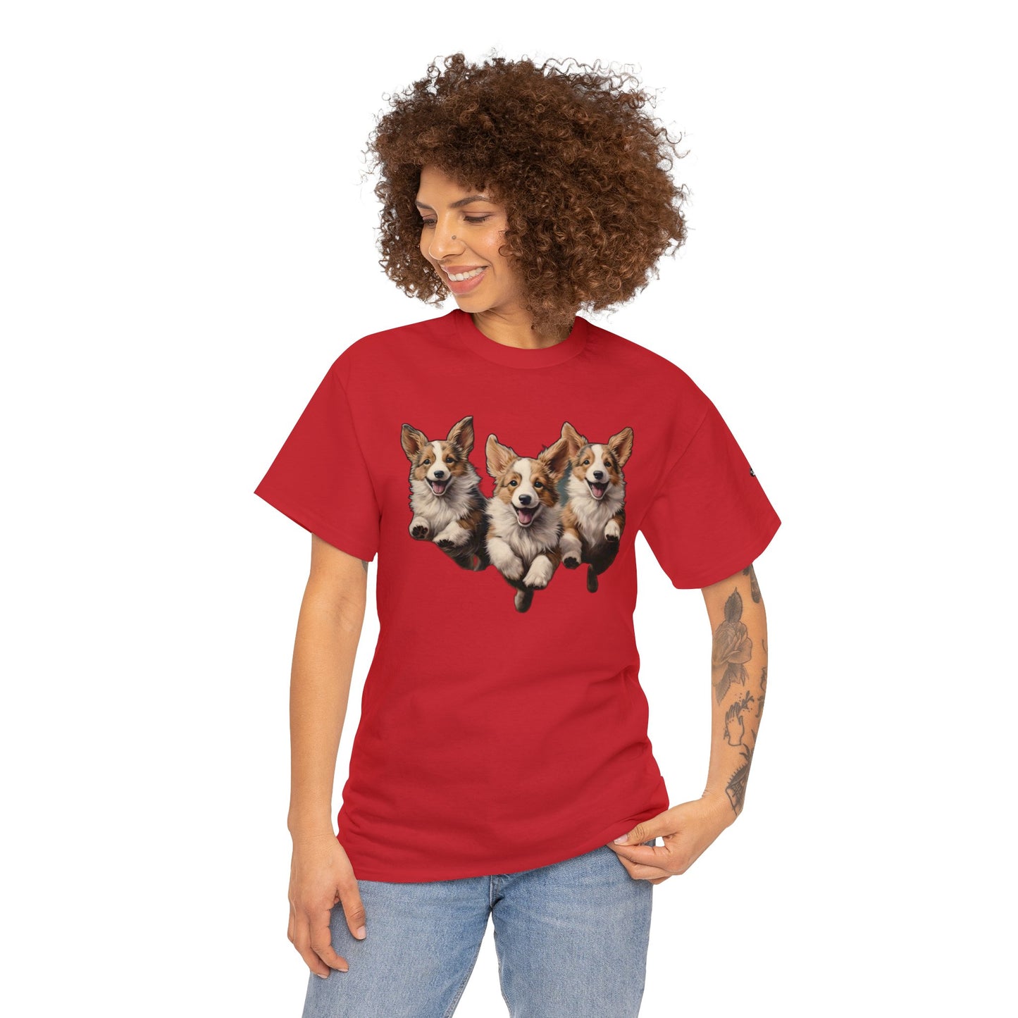 Corgi Enthusiasm - Unisex Heavy Cotton Tee