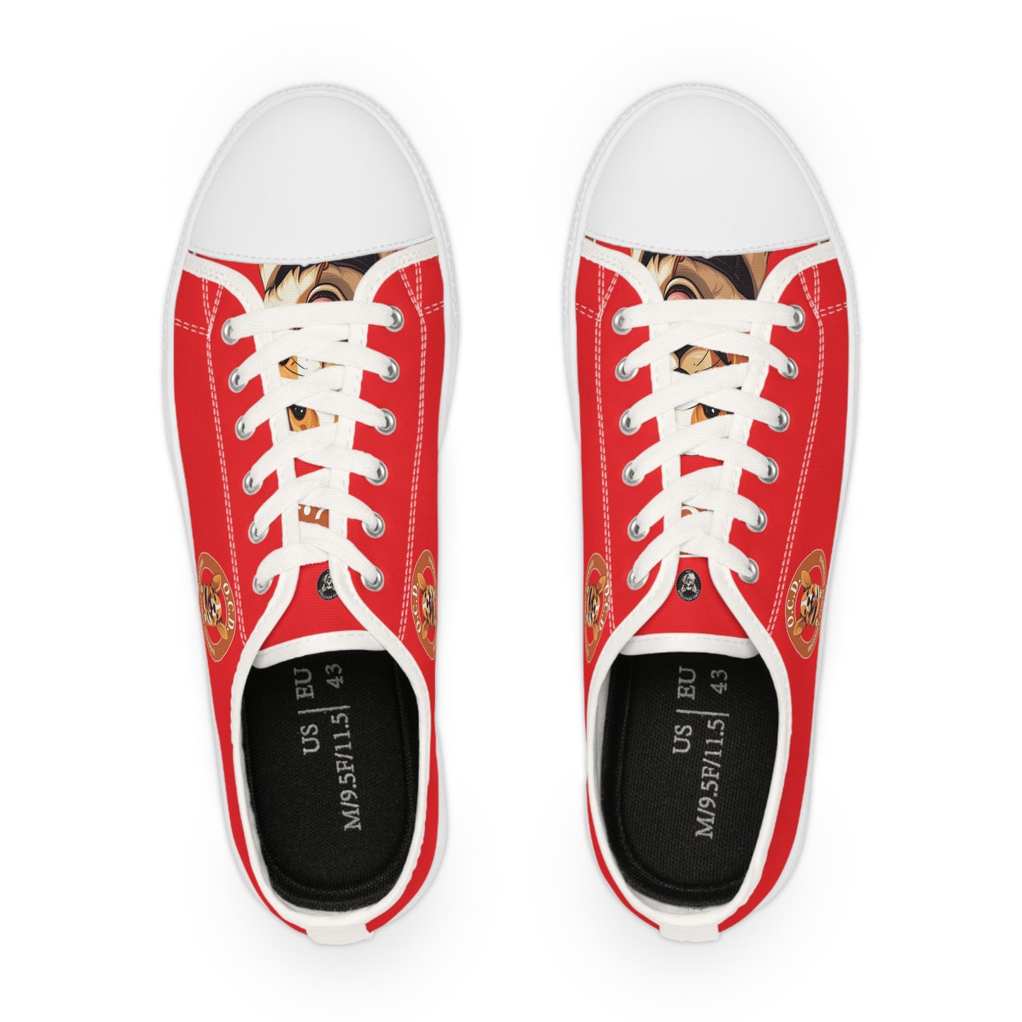 O.C.D. Obsessive Corgi Disorder - Men's Low Top Sneakers
