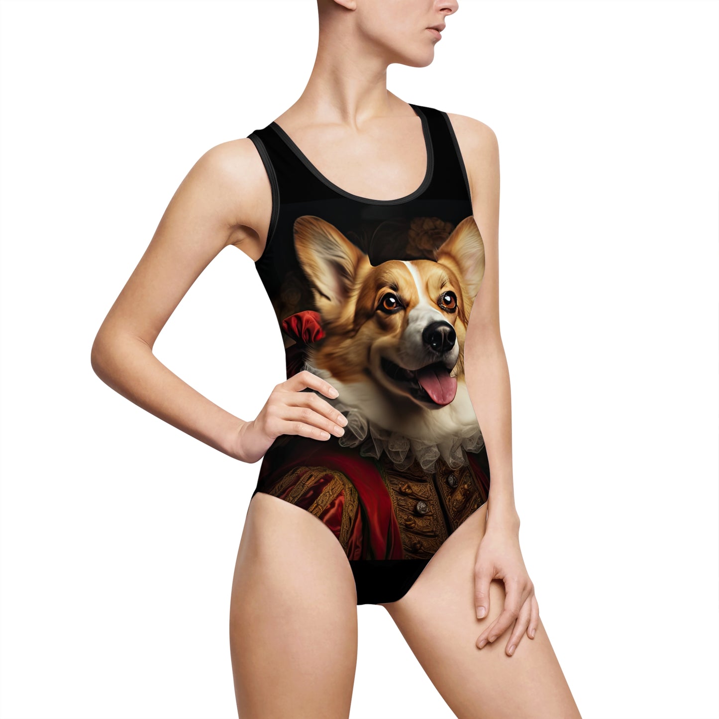 Renaissance Corgi - Classic One-Piece Swimsuit