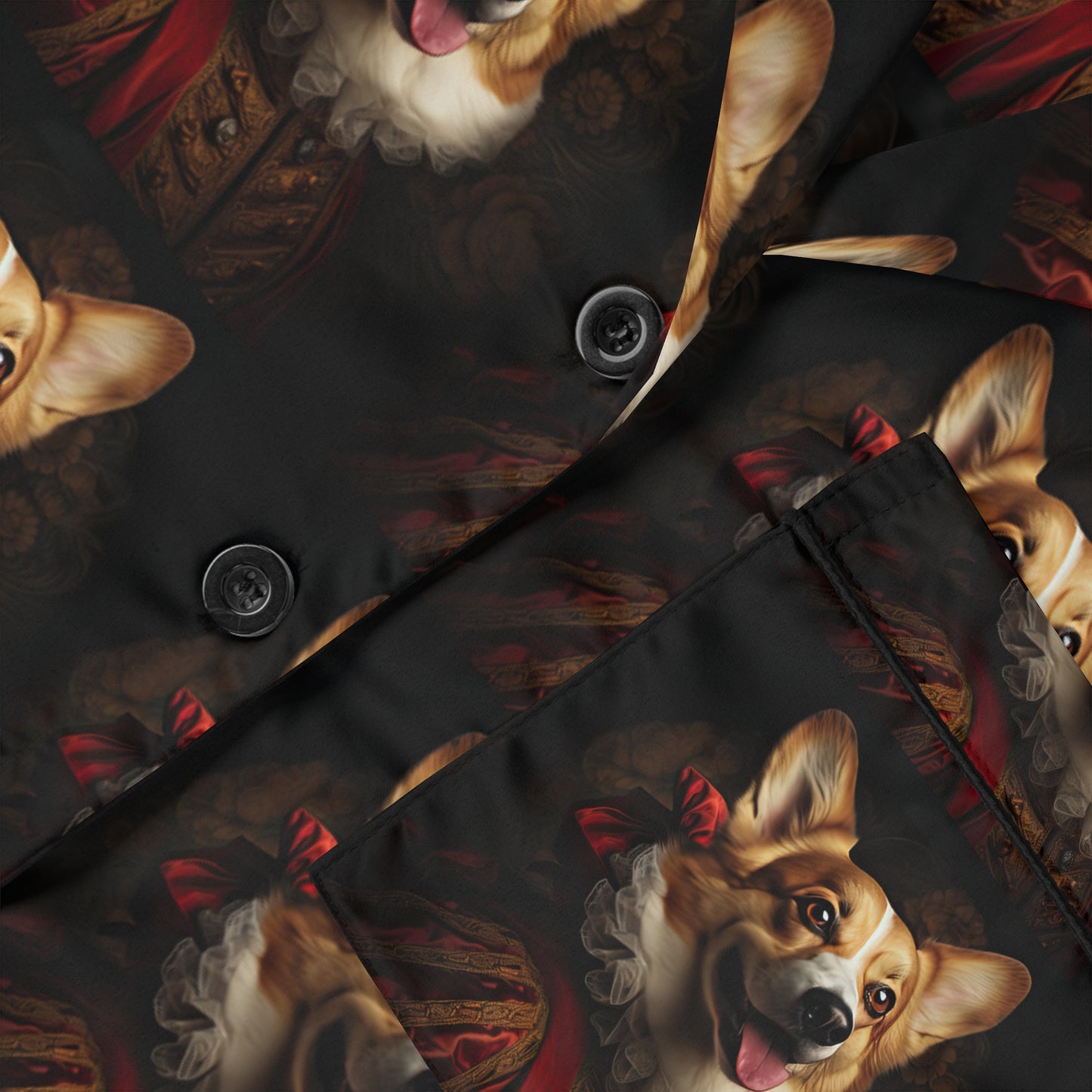 Renaissance Corgi - Satin Pajamas