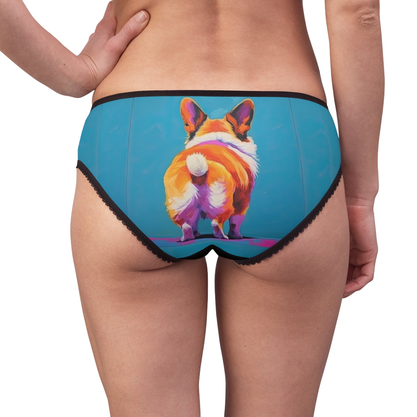 Corgi Butt Panties in Blue