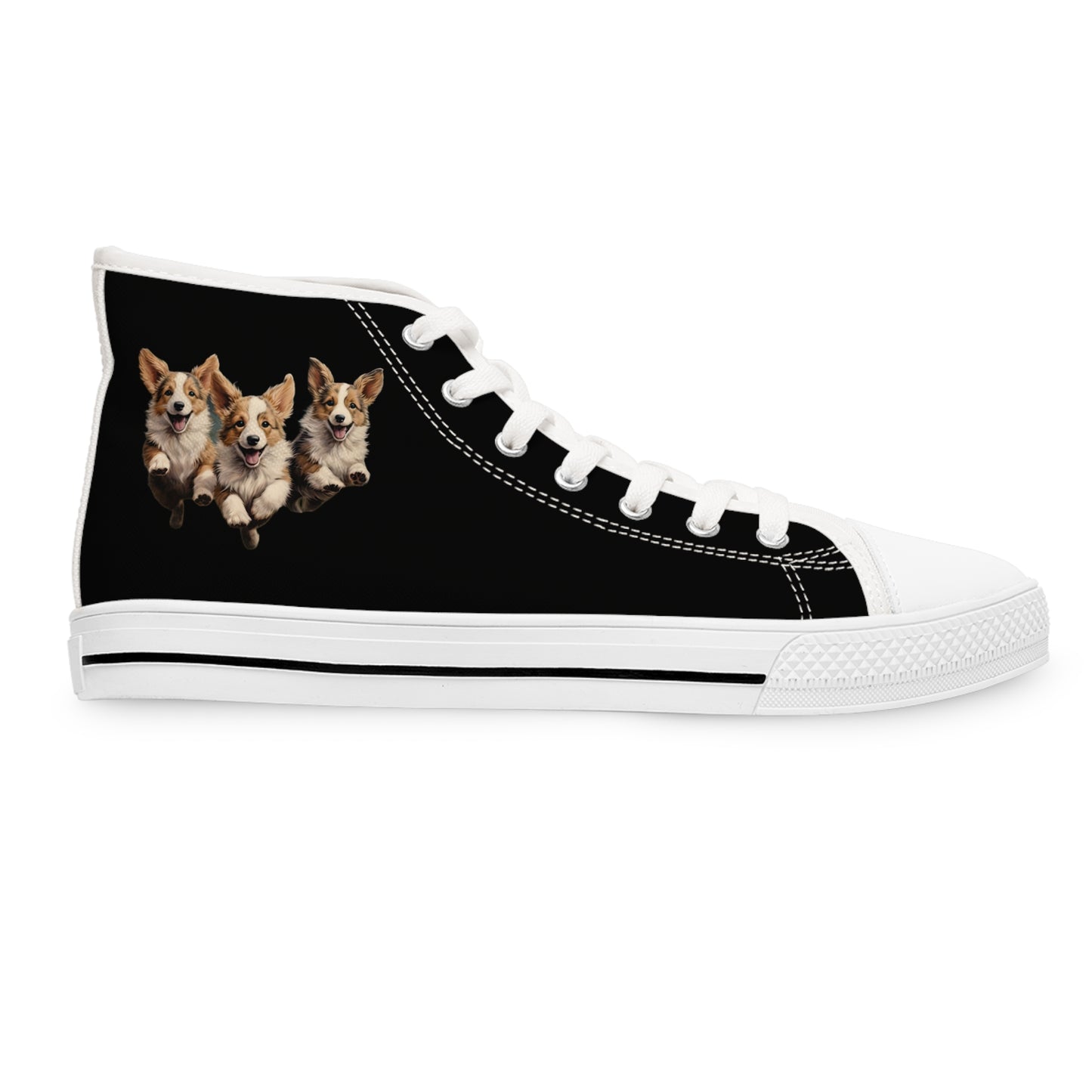 Corgi Enthusiasm - Women's High Top Sneakers
