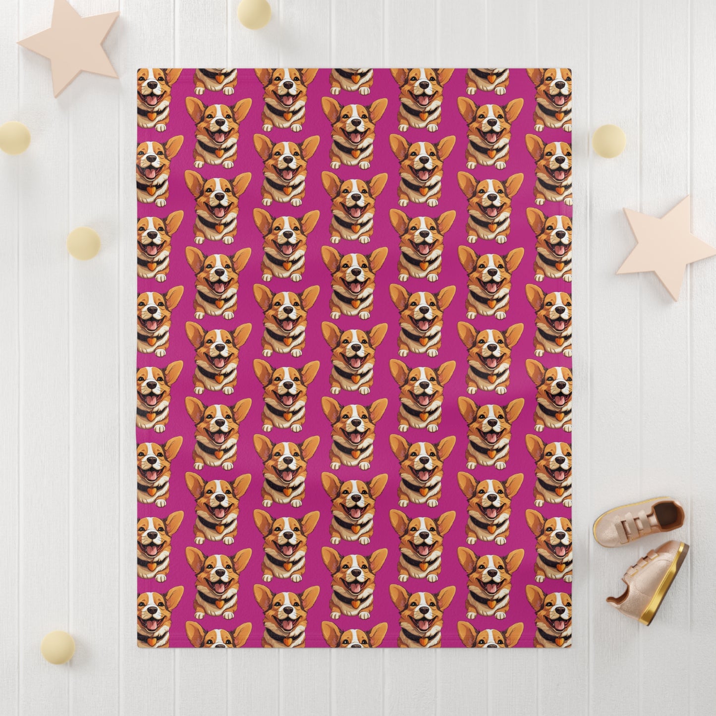 Puppy Love Mosaic - Baby Blanket