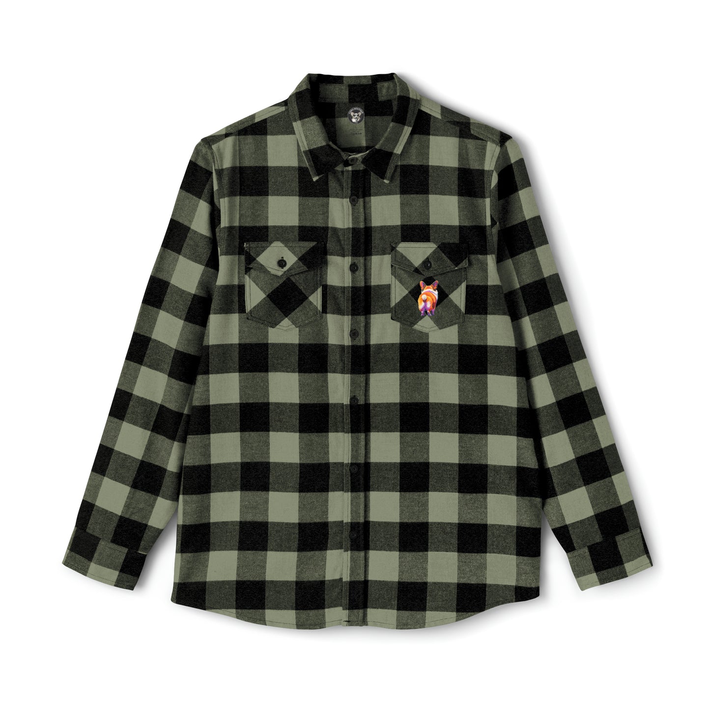 Corgi Butt - Flannel Shirt