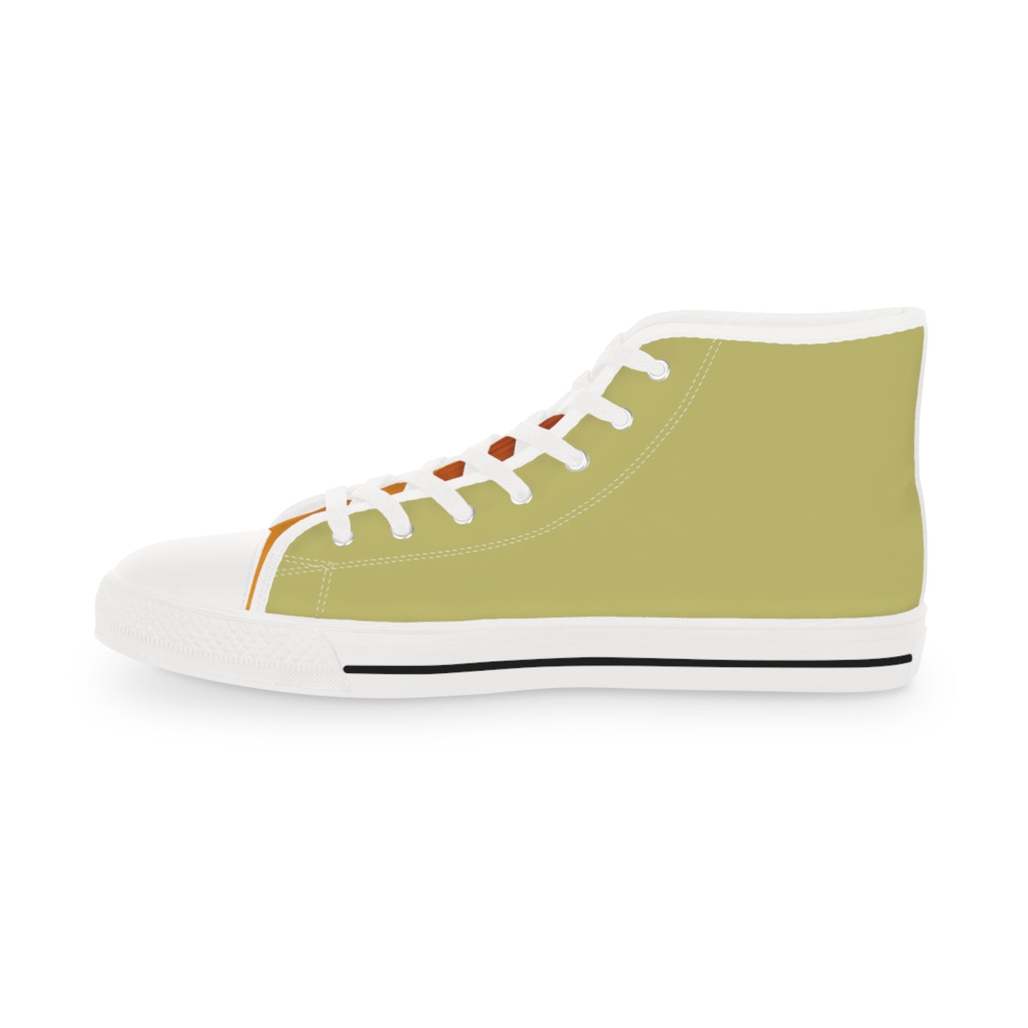Classic Queen's Corgi Artistic Illustration Men's Casual Khaki Canvas Sneakers