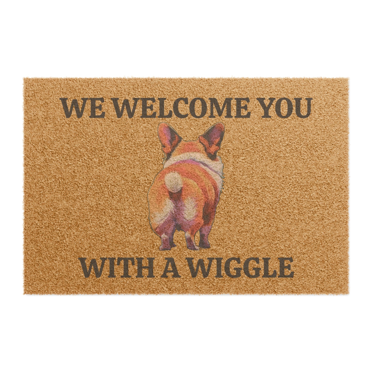 Welcome Wiggle/Corgi Butt - Doormat