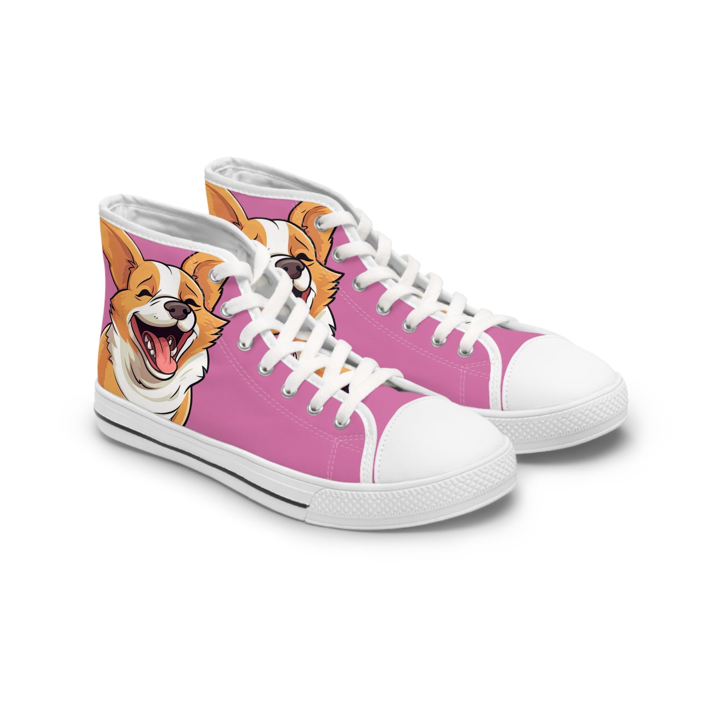 Jolly Jiggler Big Pink - Women's High Top Sneakers