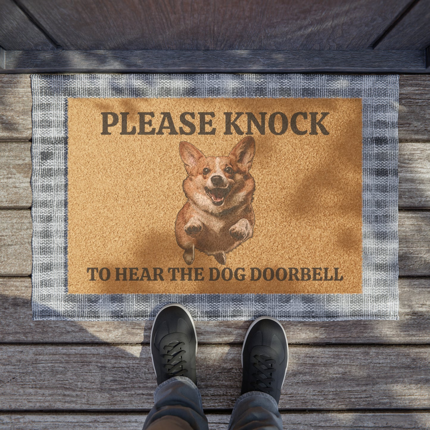 Dog Doorbell - Doormat