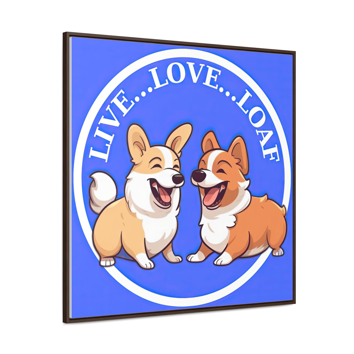 Live...Love...Loaf - Framed on Canvas