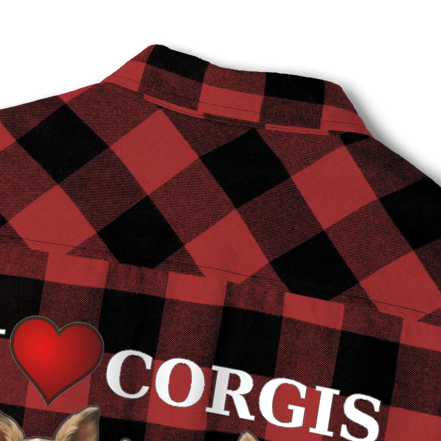 I Heart Corgis - Flannel Shirt
