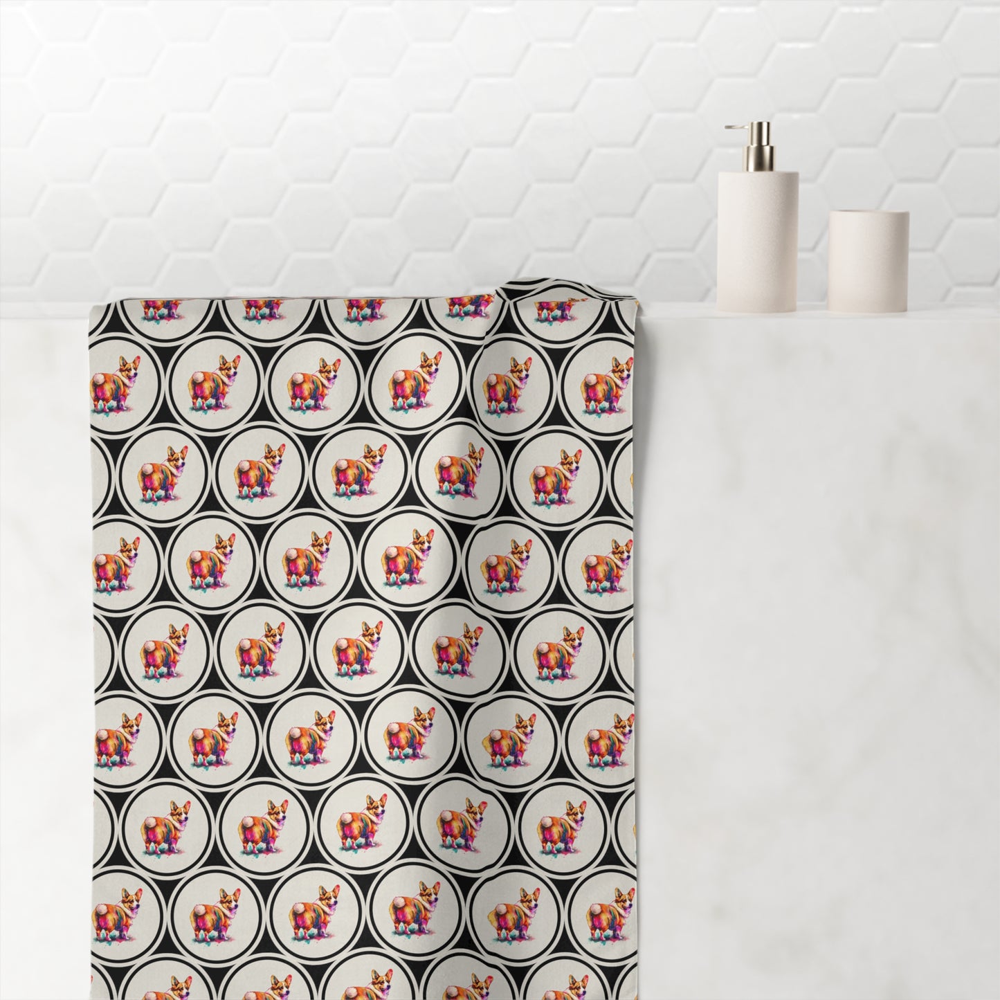 The Observer Mosaic - Bath Towel